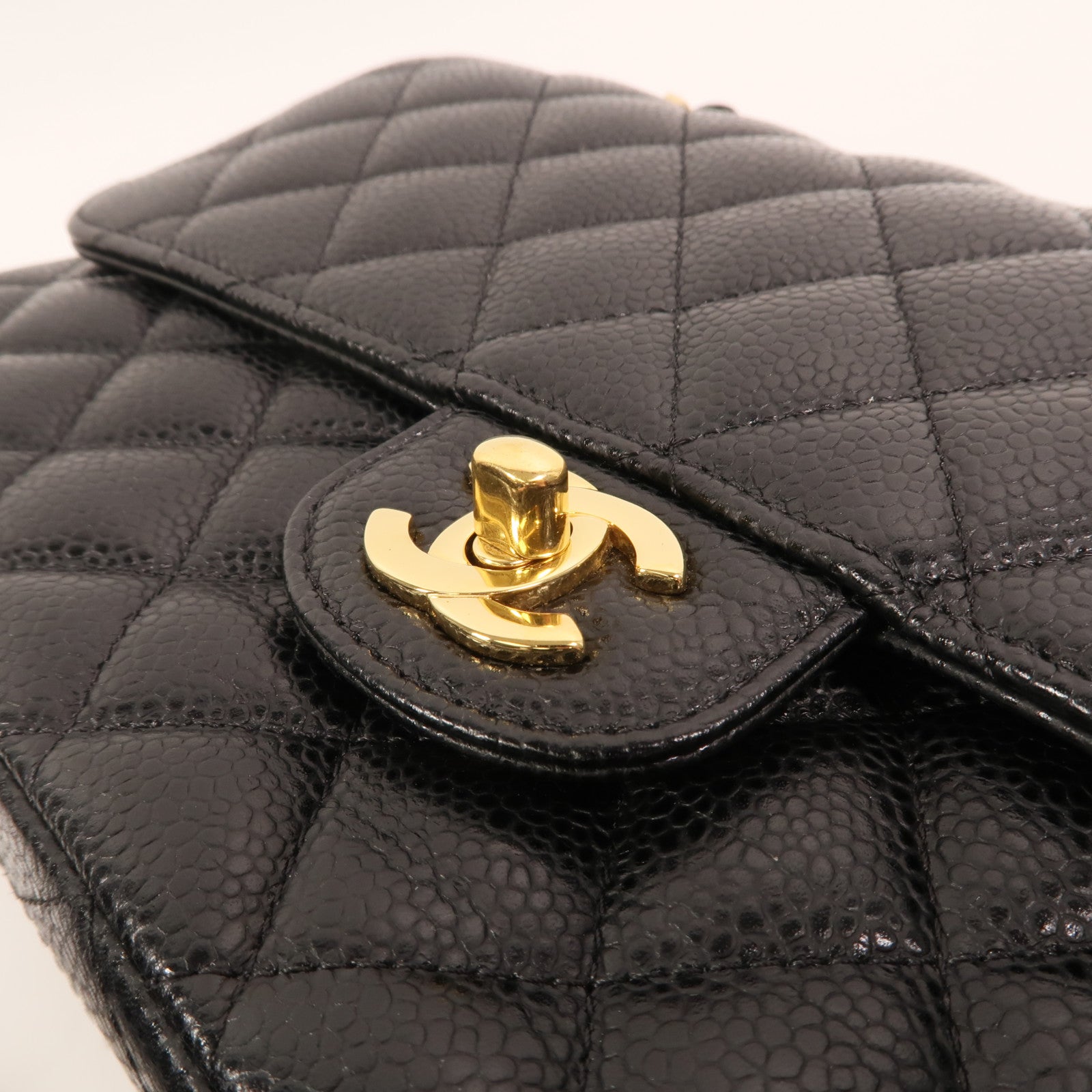 CHANEL 牛皮皮革Classic 25金扣鏈帶肩背袋