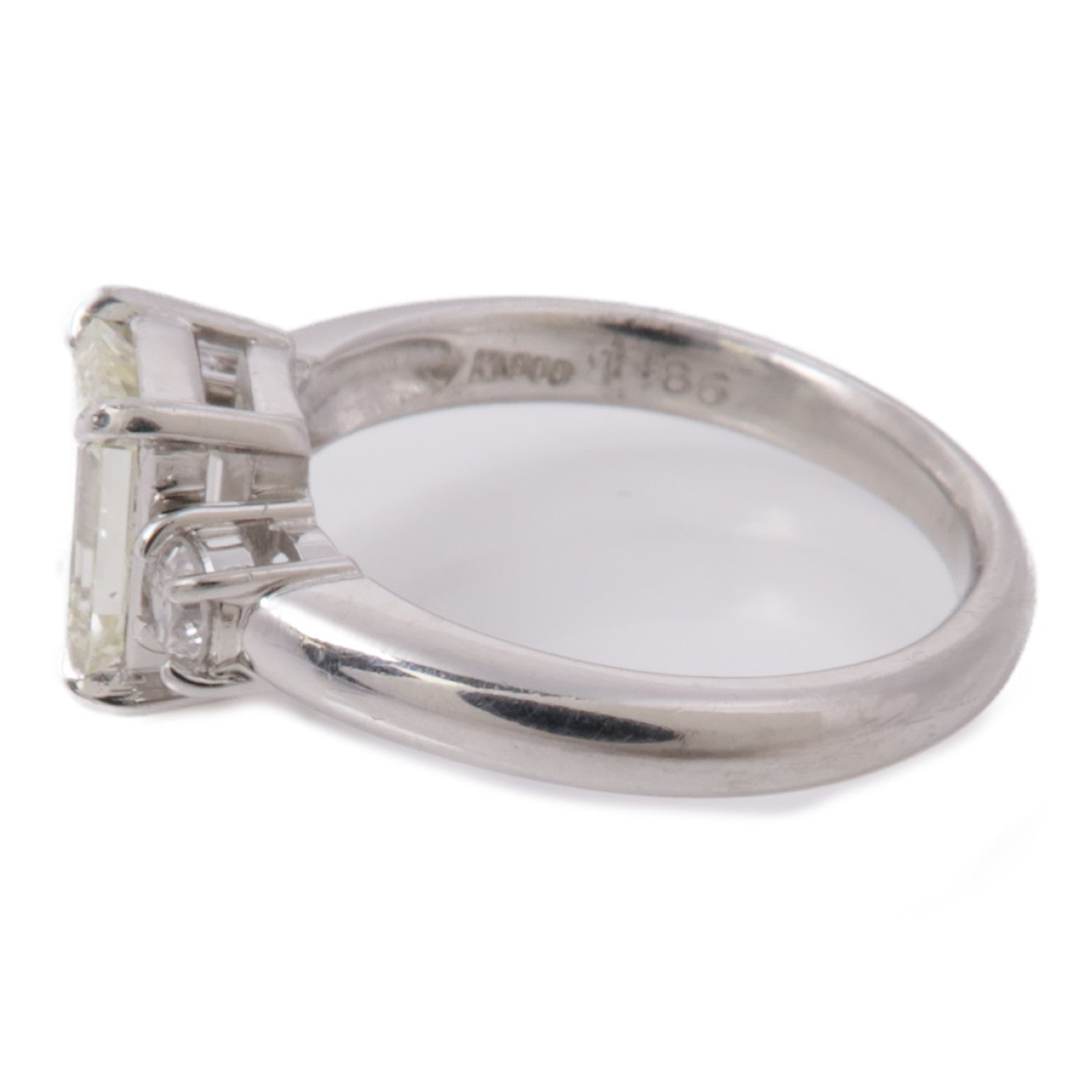 JEWELRY 【激減優惠】PT900鉑金Diamond Ring鑽石戒指US#5.5