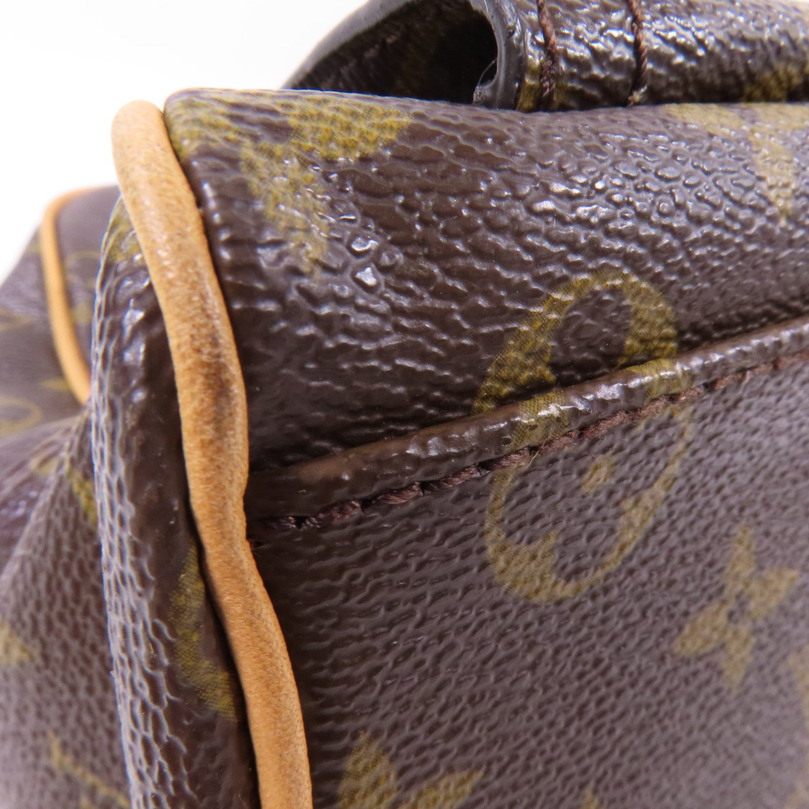 LOUIS VUITTON Monogram Manhattan PM手挽袋棕色