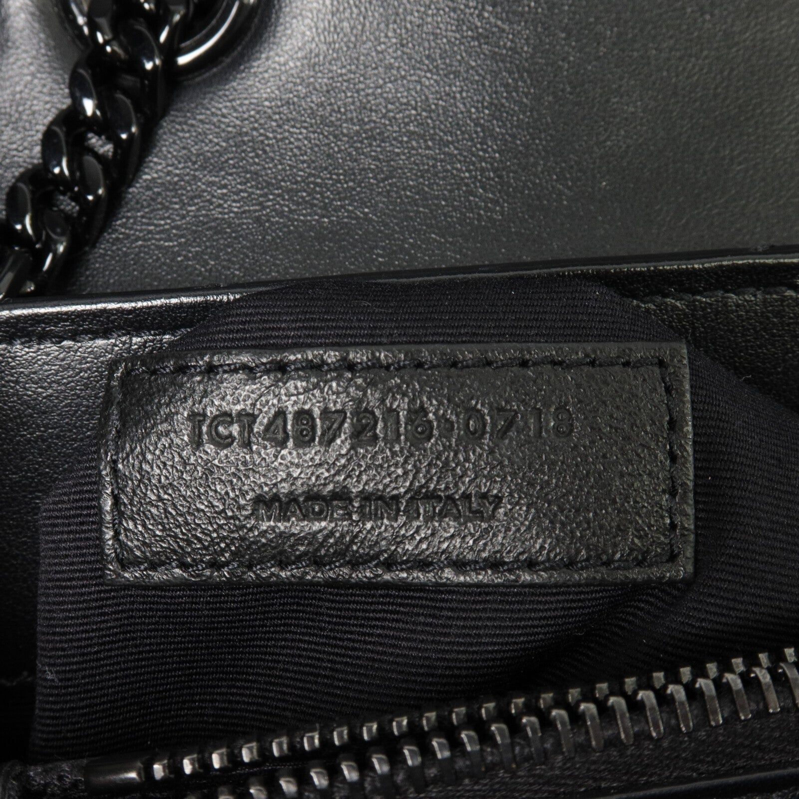 SAINT LAURENT 牛皮皮革LouLou Medium鏈帶肩背袋