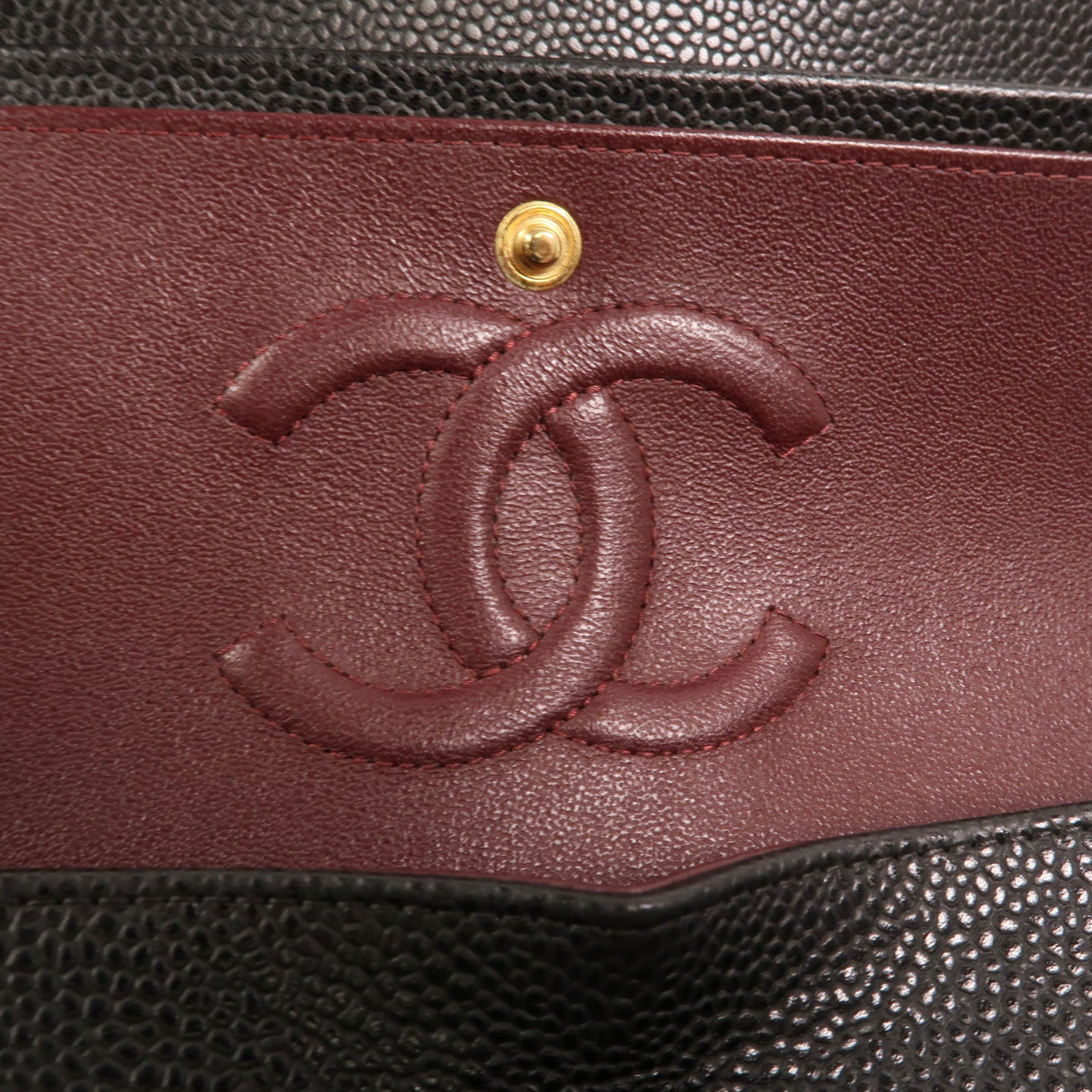 CHANEL 牛皮皮革Classic 25金扣鏈帶肩背袋