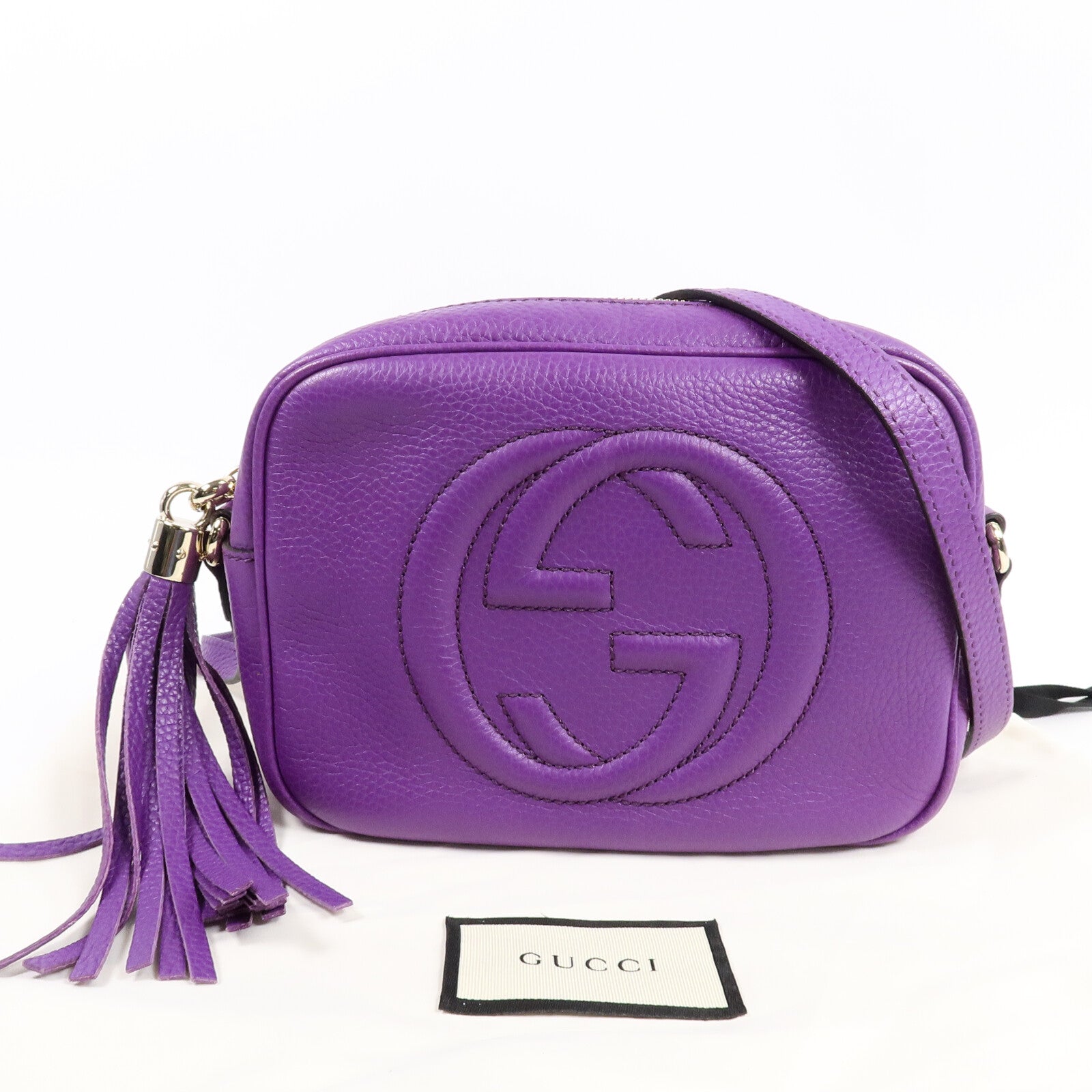 GUCCI 牛皮皮革Soho Disco肩背袋