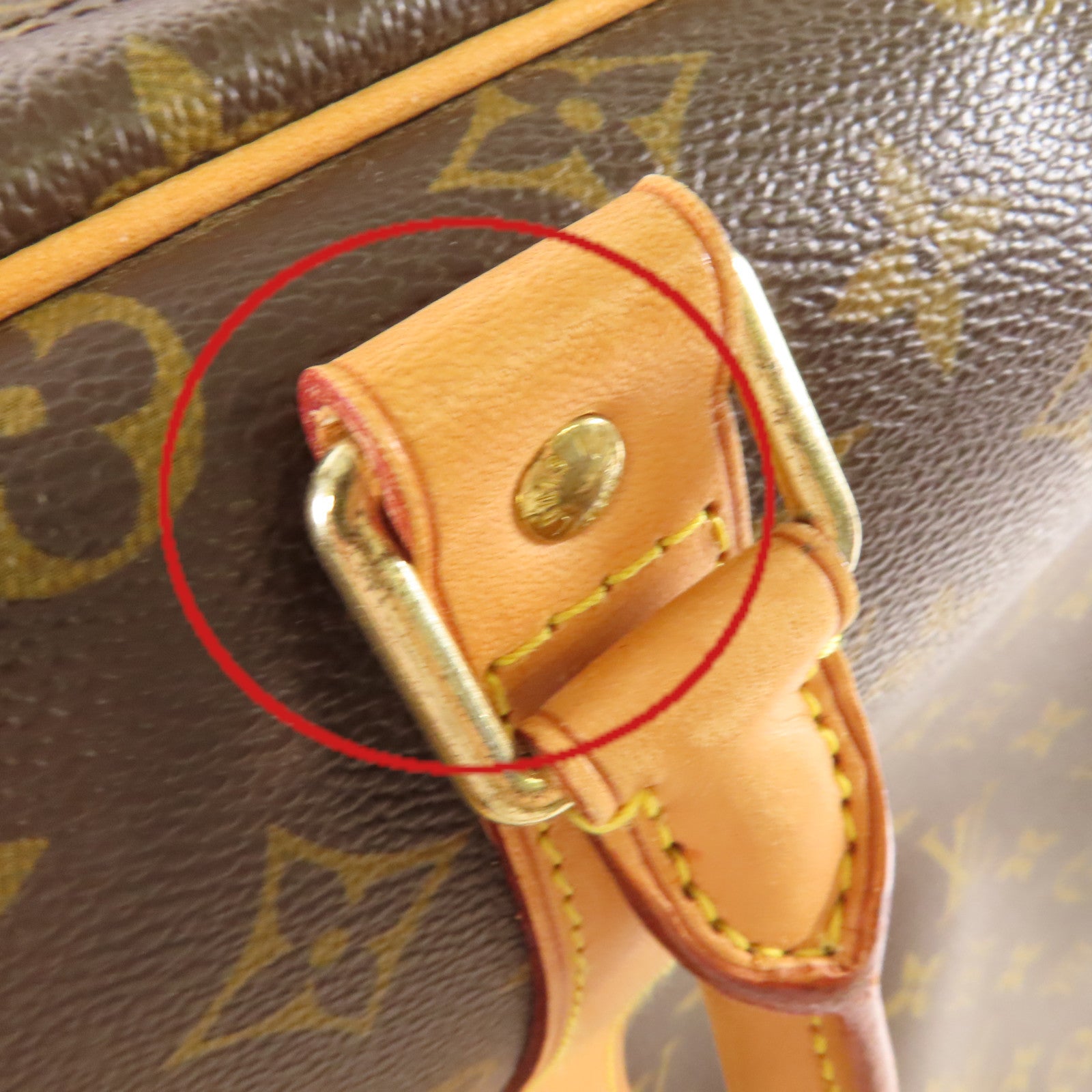 LOUIS VUITTON Monogram Sirius 55 Boston Bag金扣手提袋啡色