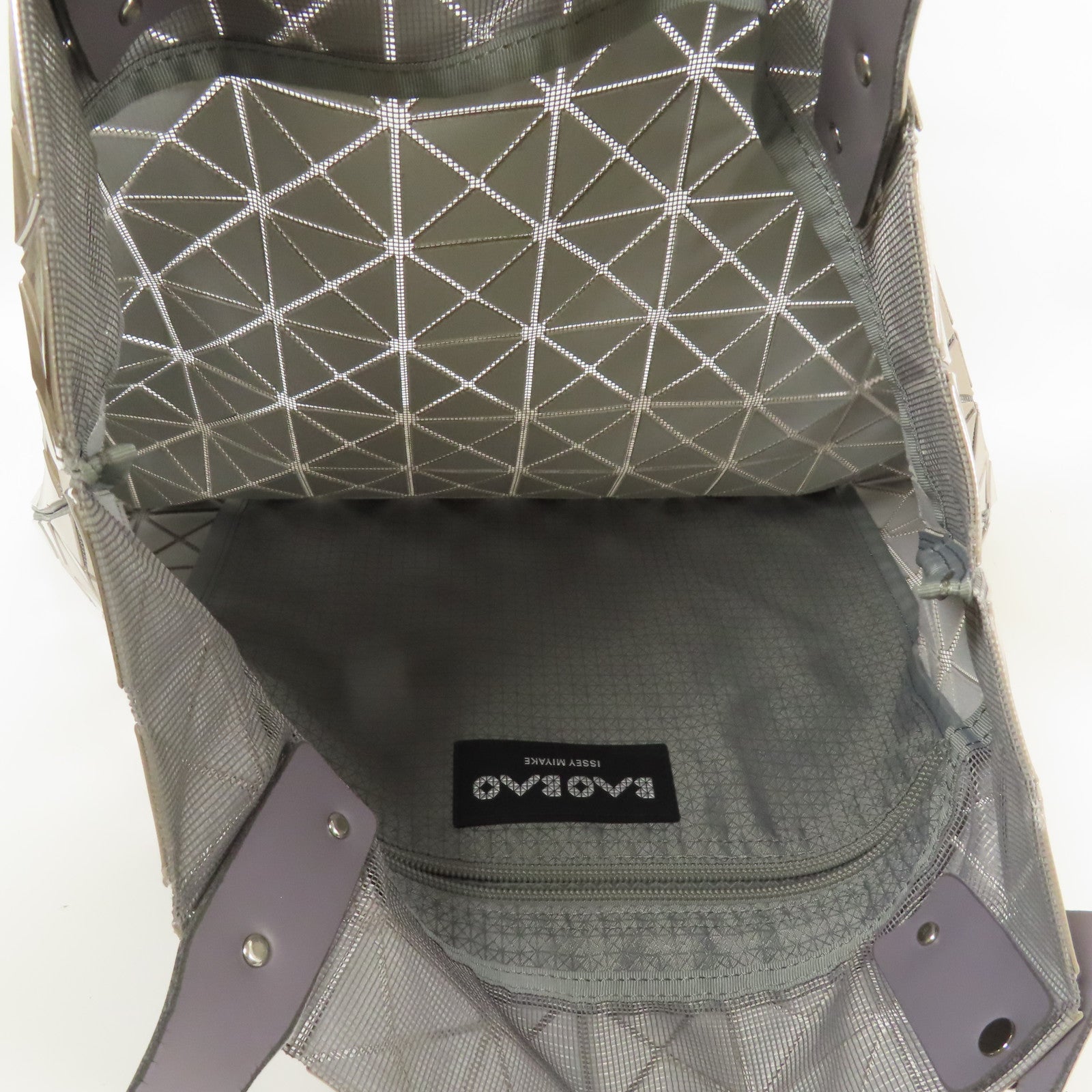 BAO BAO ISSEYMIYAKE Tote Bag PVC Gold