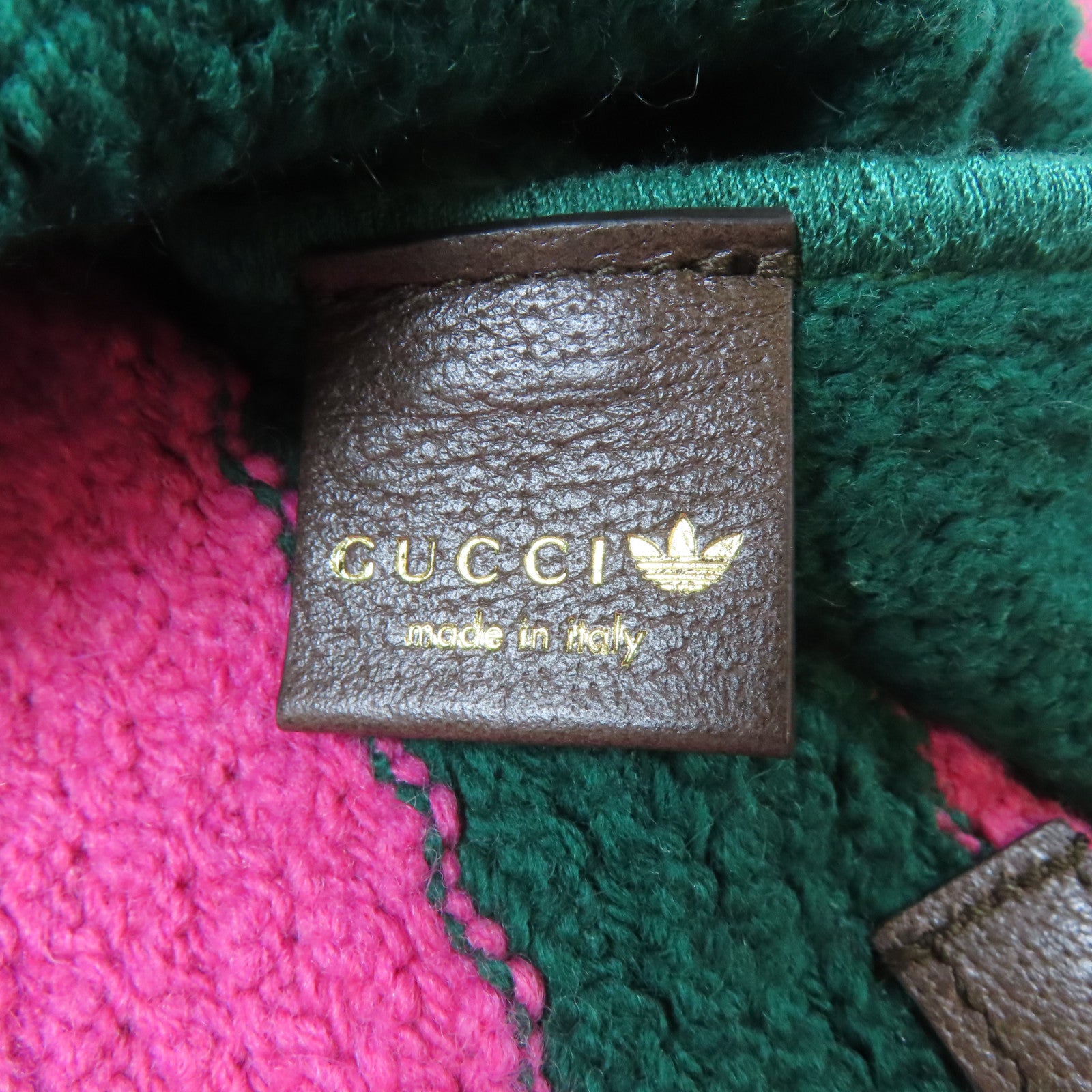 GUCCI 布料Gucci Adidas Medium Tote Bag手挽袋綠色/粉紅色
