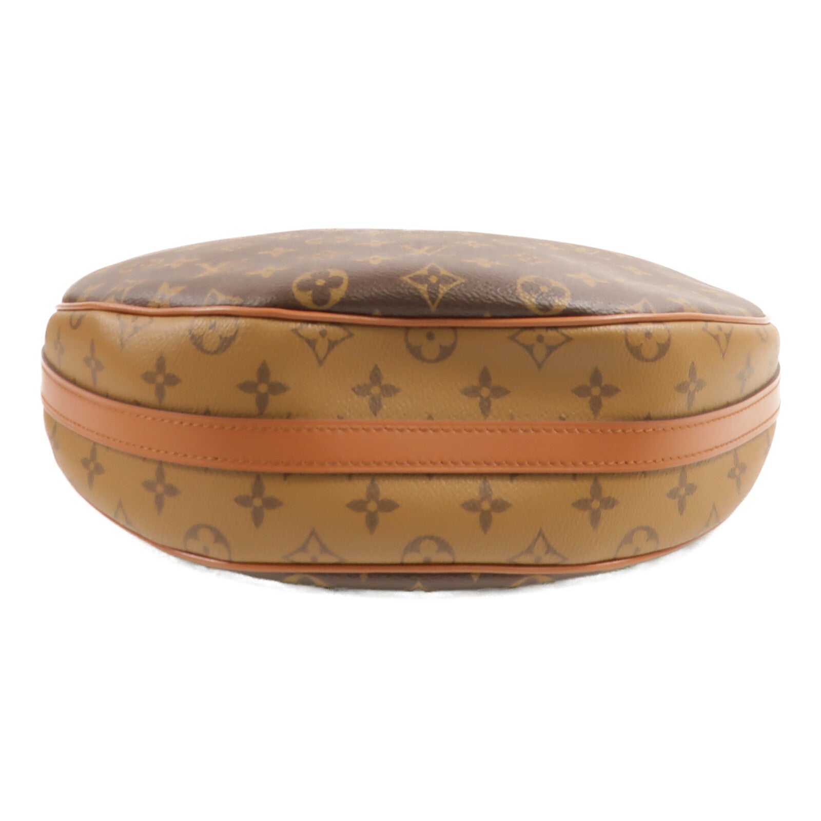 LOUIS VUITTON Monogram Reverse Loop Hobo手挽肩背兩用袋棕色