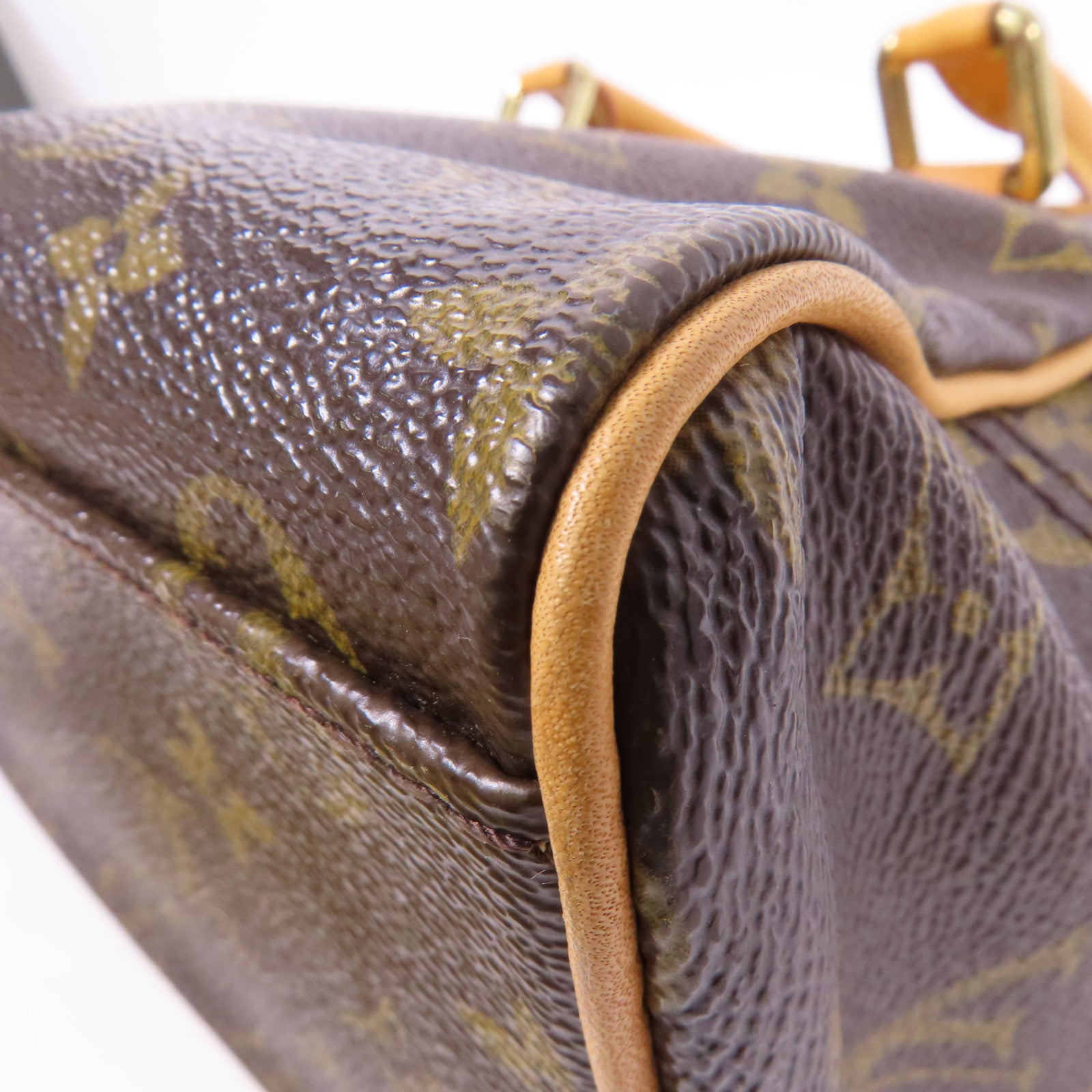 LOUIS VUITTON Monogram Manhattan PM手挽袋棕色