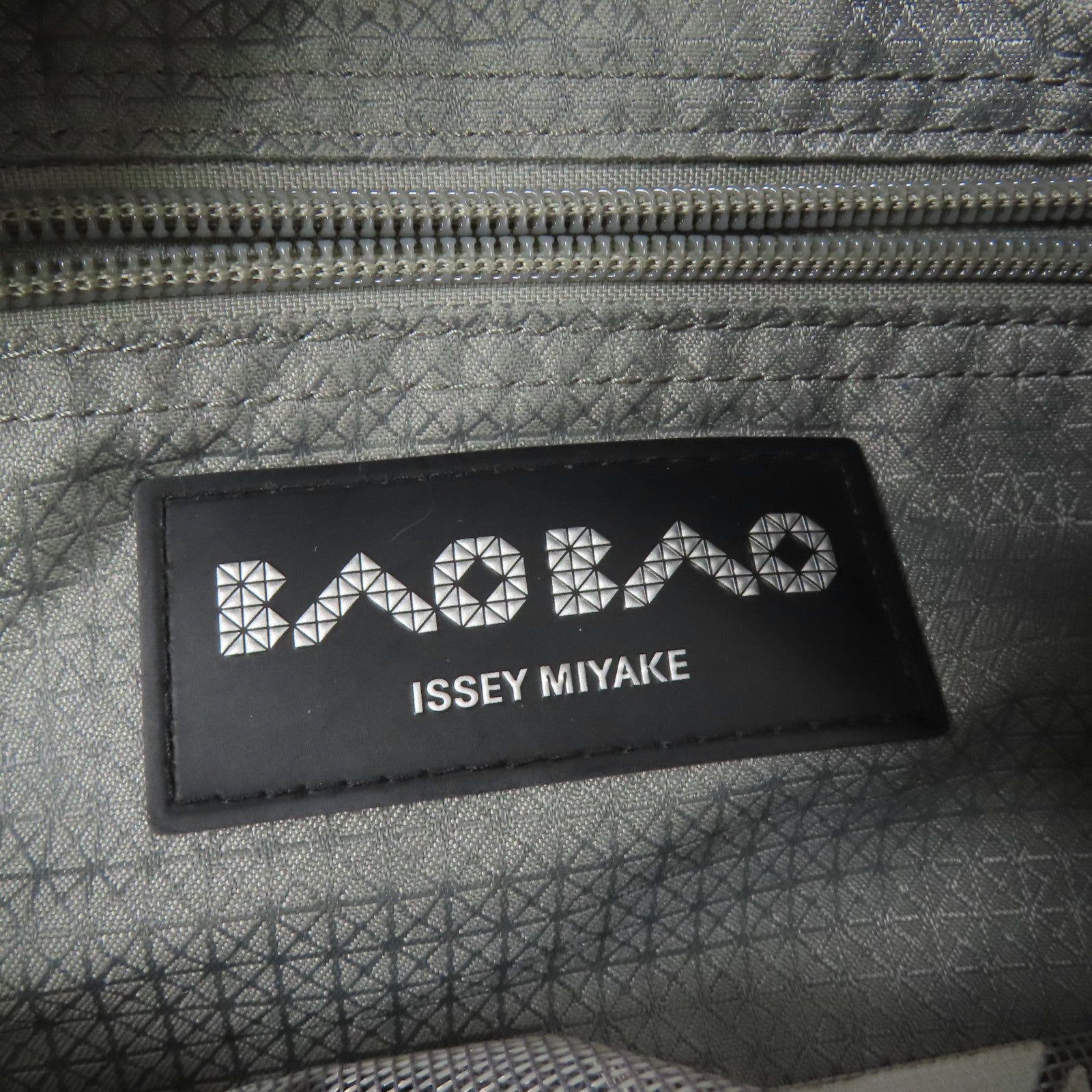 BAO BAO ISSEYMIYAKE Tote Bag PVC Gold
