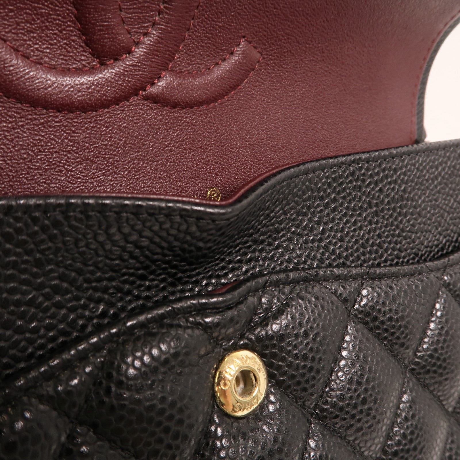 CHANEL 牛皮皮革Classic 25金扣鏈帶肩背袋