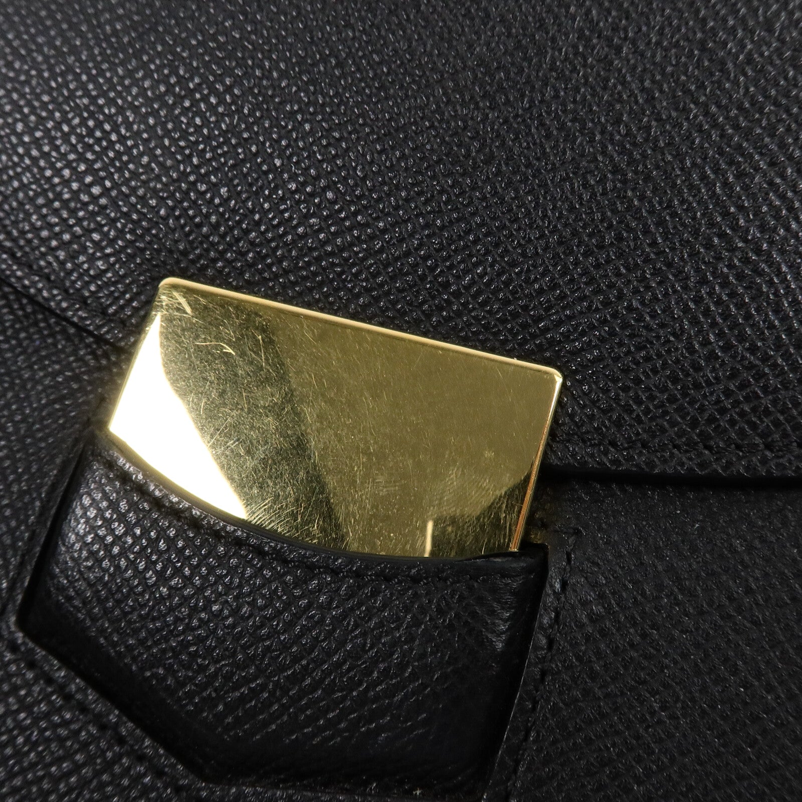 CELINE 牛皮皮革Trotteur Small金扣肩背袋