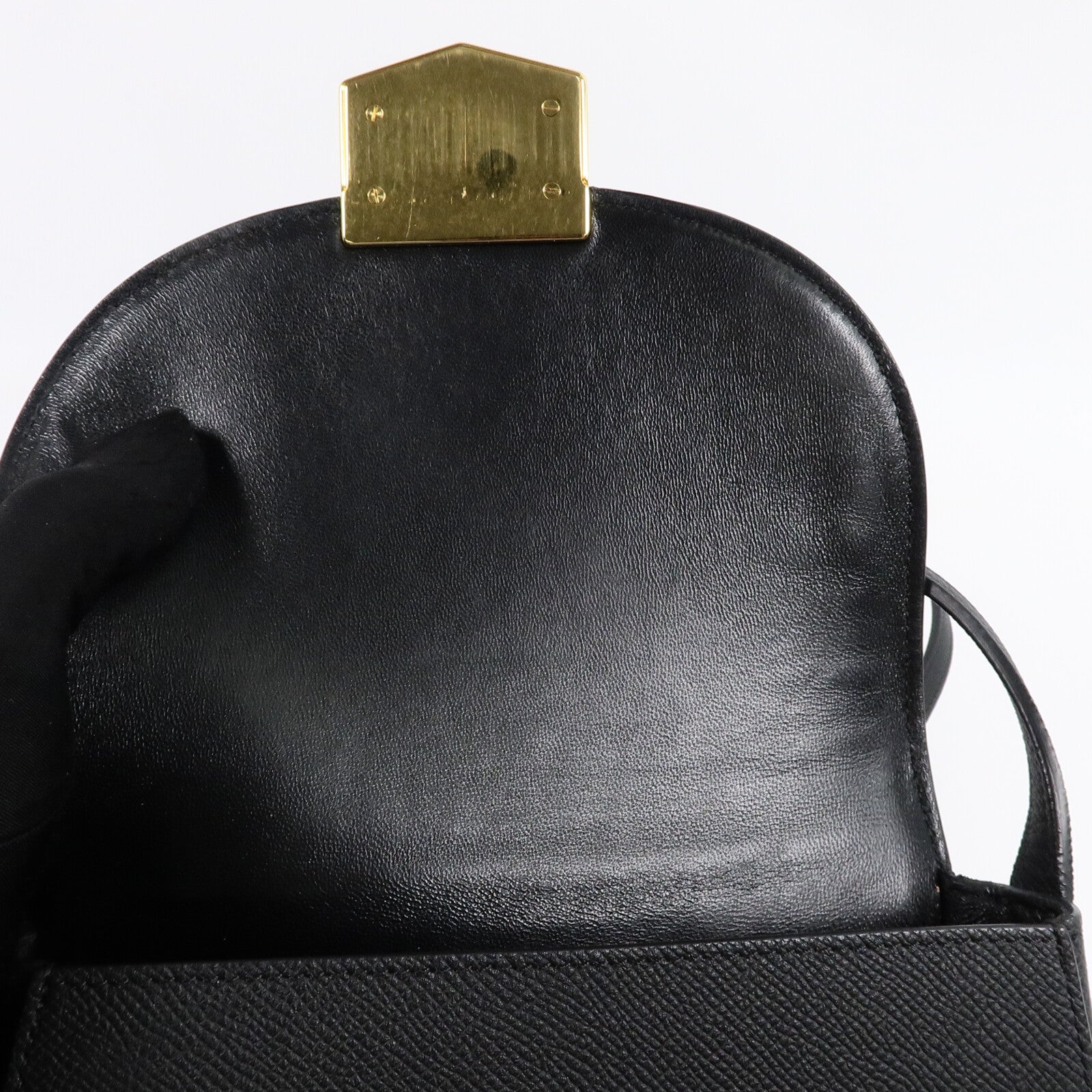 CELINE 牛皮皮革Trotteur Small金扣肩背袋