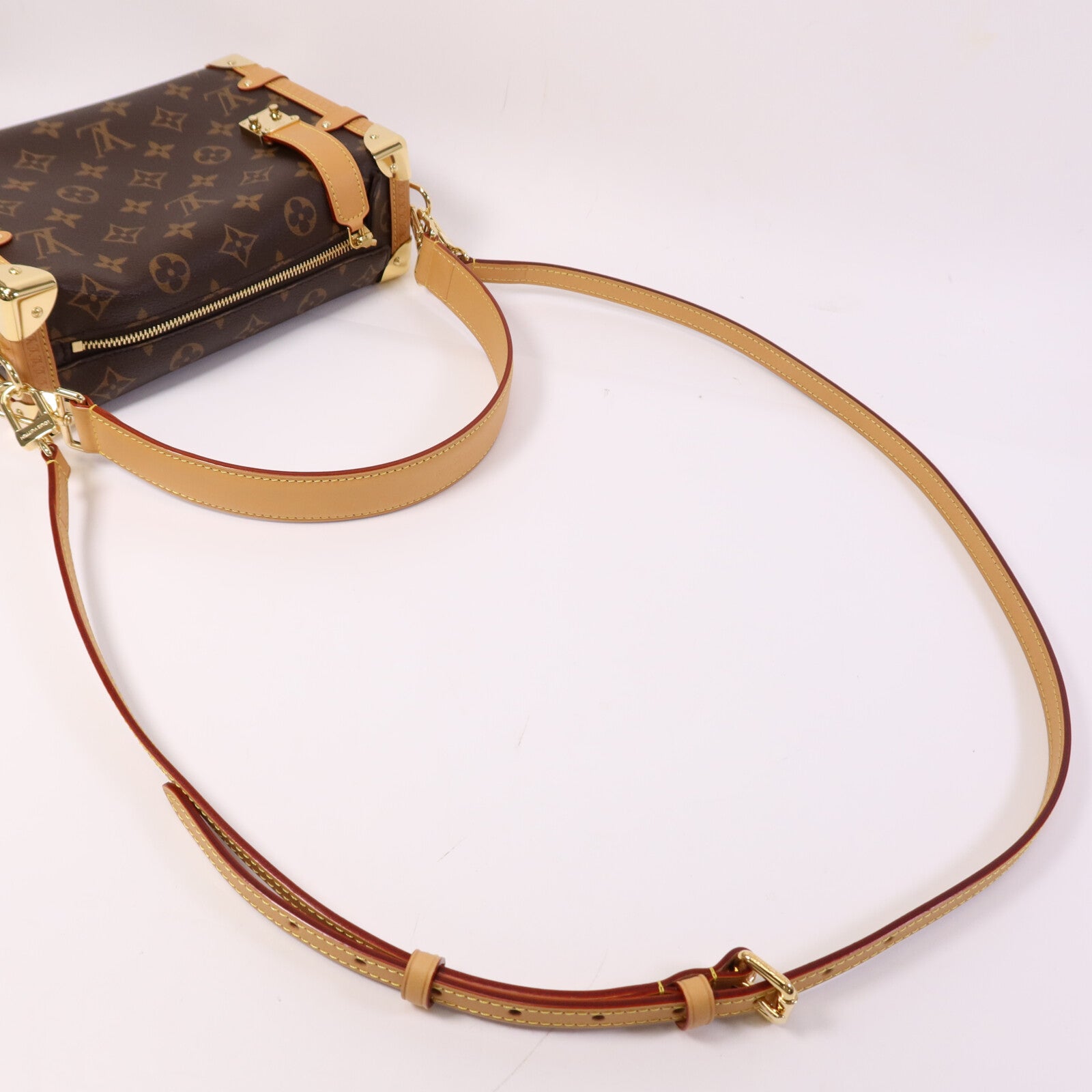 LOUIS VUITTON 【激減優惠】Monogram Side Trunk金扣手挽肩背兩用袋