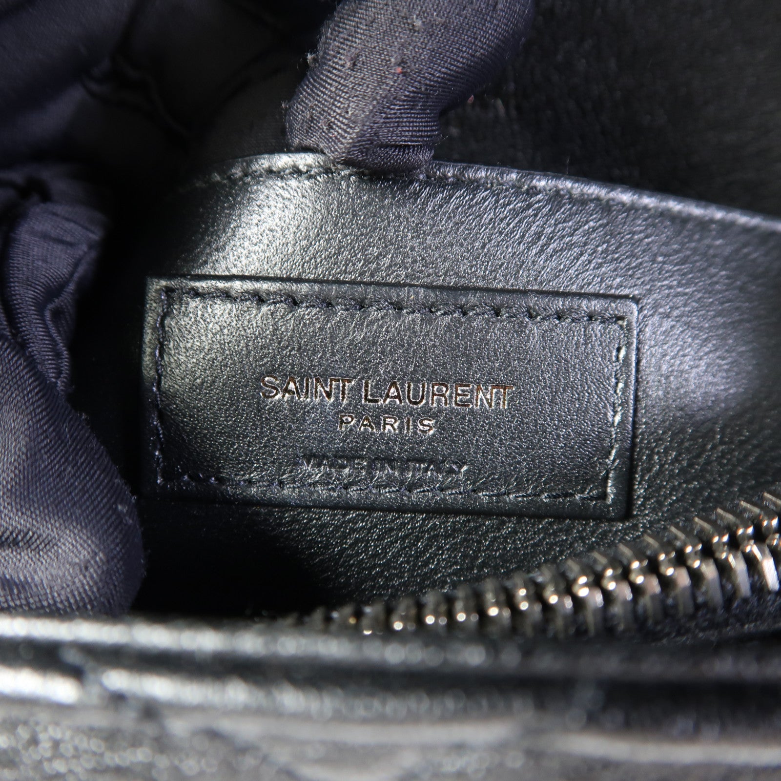 SAINT LAURENT 牛皮皮革College鏈帶肩背袋