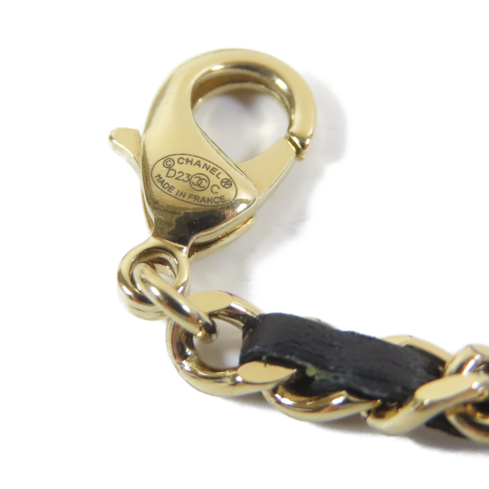 CHANEL 金屬Necklace項鍊黑色/金色