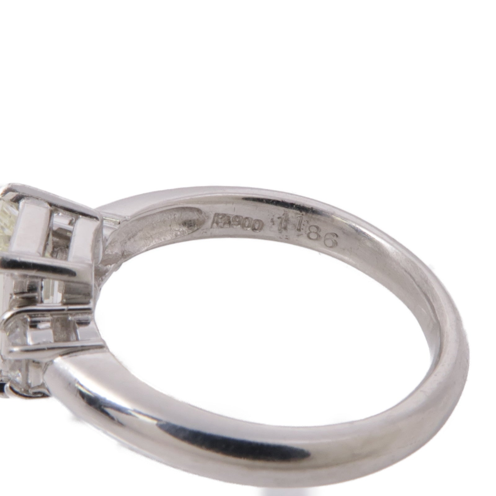 JEWELRY 【激減優惠】PT900鉑金Diamond Ring鑽石戒指US#5.5