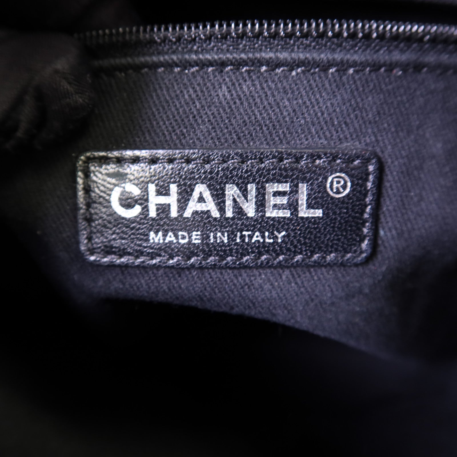 CHANEL 牛皮皮革2 Way Bucket Shoulder銀扣手挽肩背兩用袋