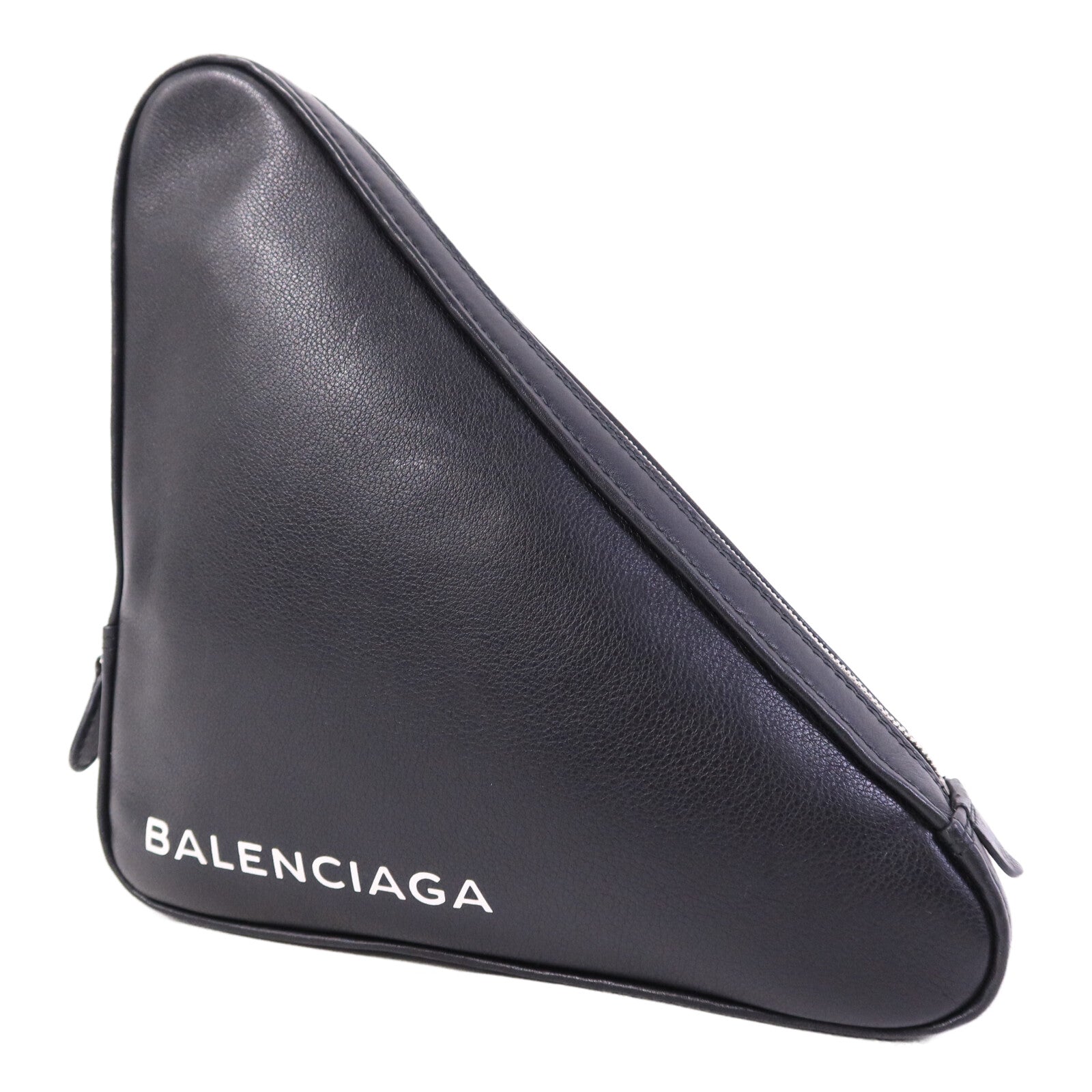 BALENCIAGA 牛皮皮革Triangle Clutch手拿包
