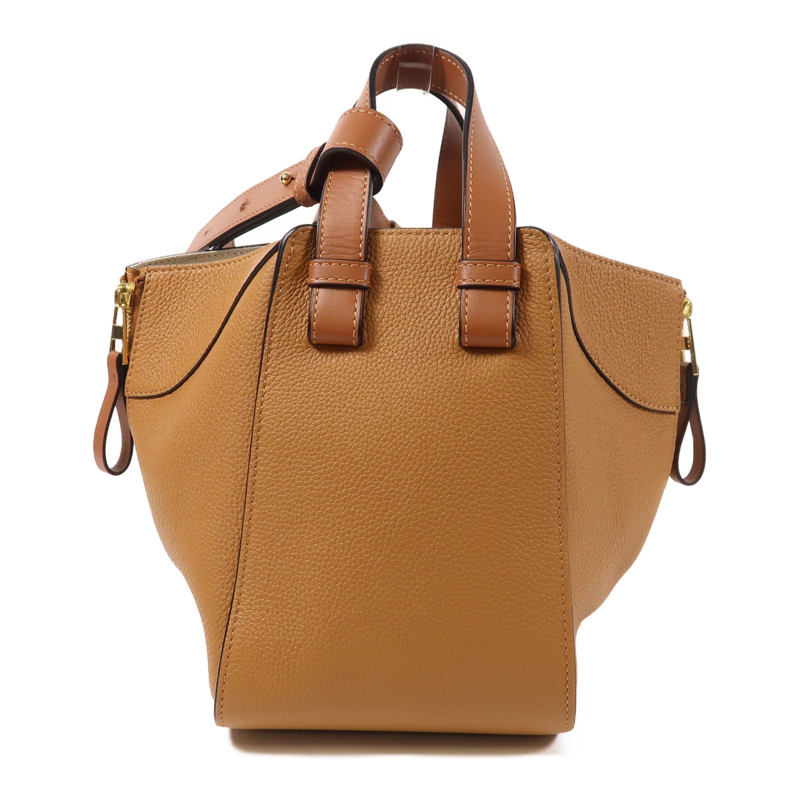 LOEWE 牛皮皮革Compact Hammock Bag金扣手挽肩背兩用袋