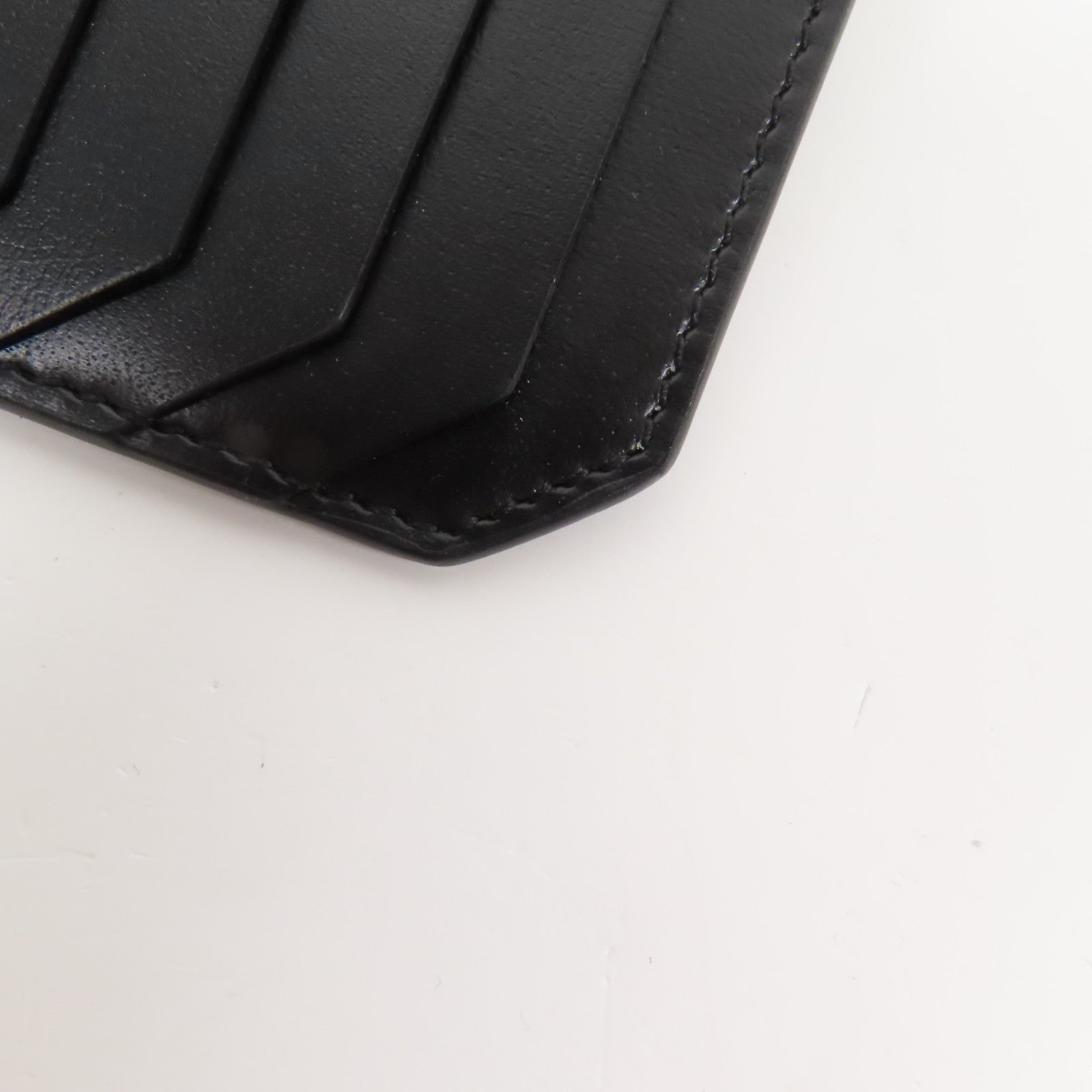 SAINT LAURENT 皮革Zip Card Case銀扣卡片套