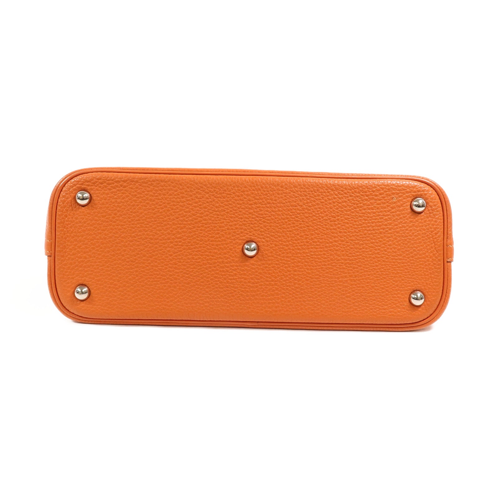 HERMES Clemence皮革Bolide 31手挽肩背兩用袋Orange