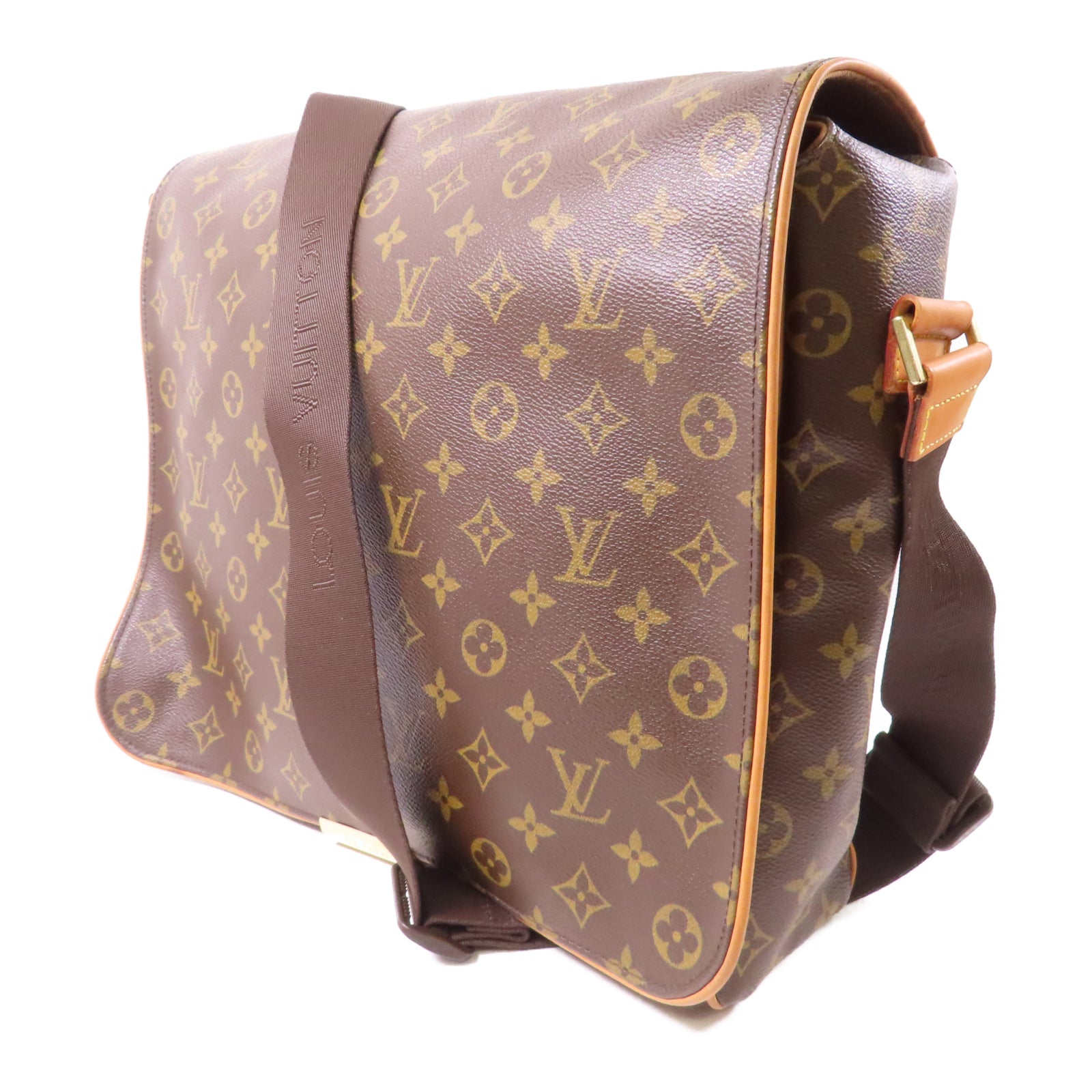 LOUIS VUITTON 【激減優惠】Monogram Shoulder Bag金扣肩背袋啡色