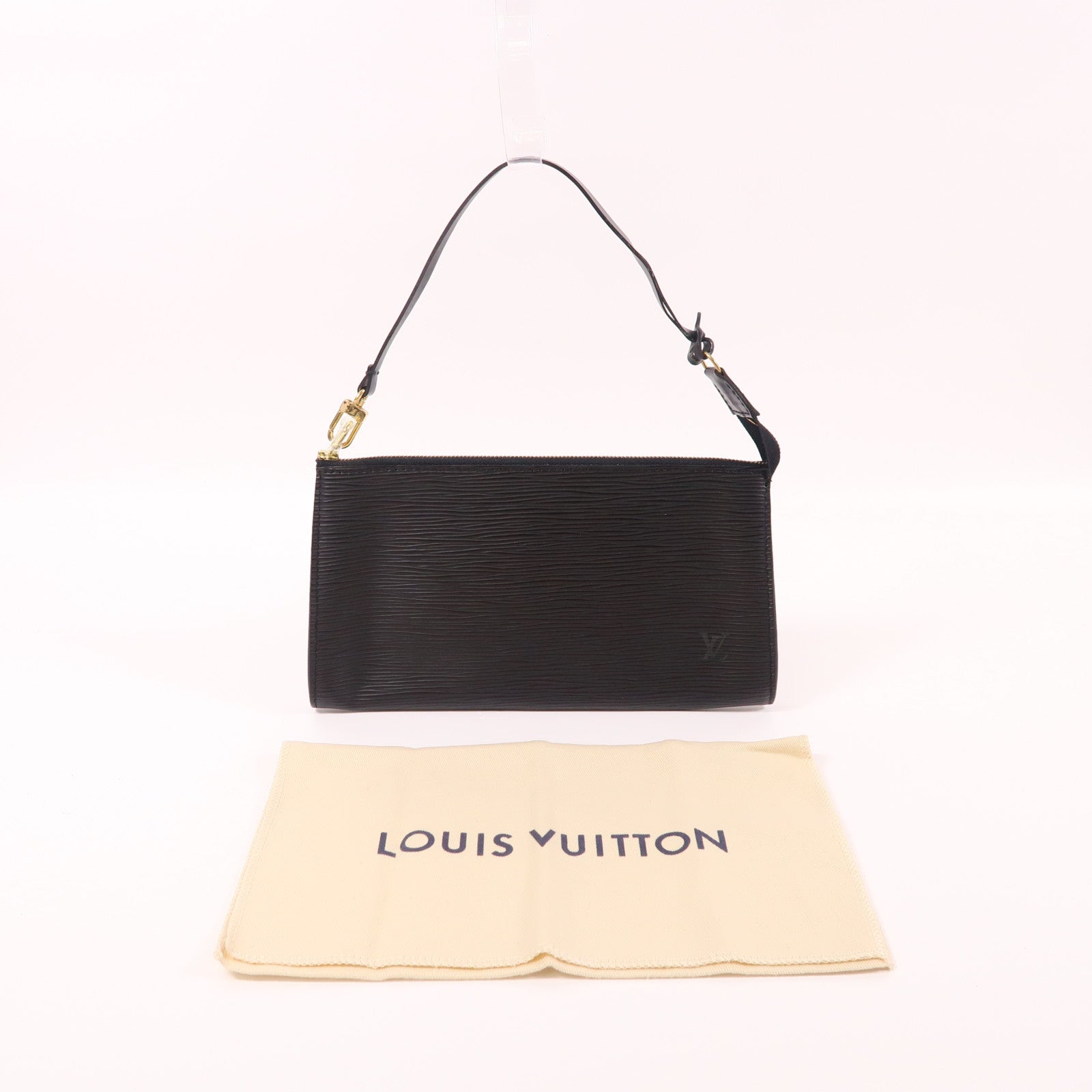 LOUIS VUITTON Epi Pochette Accessories Pouch金扣手挽袋