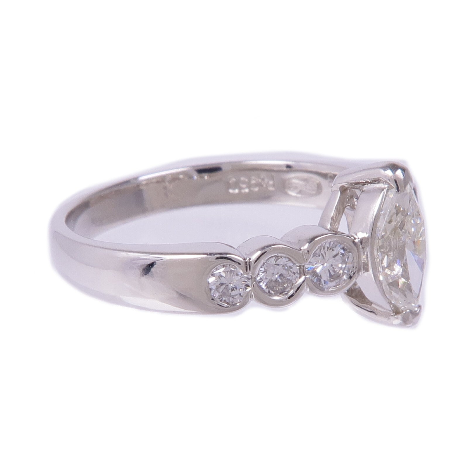 JEWELRY PT950鉑金Diamond Ring鑽石戒指US#6.75