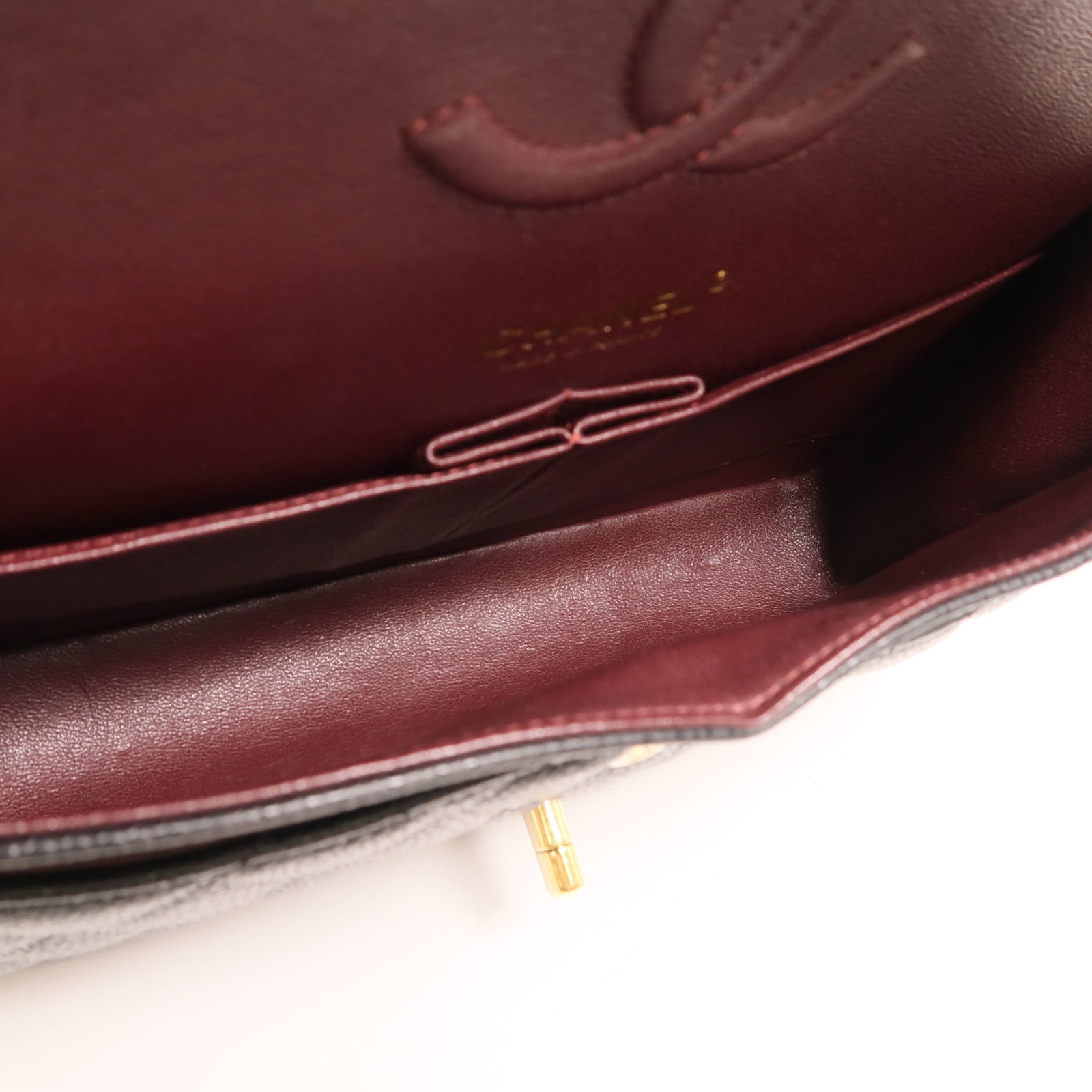 CHANEL 牛皮皮革Classic 25金扣鏈帶肩背袋