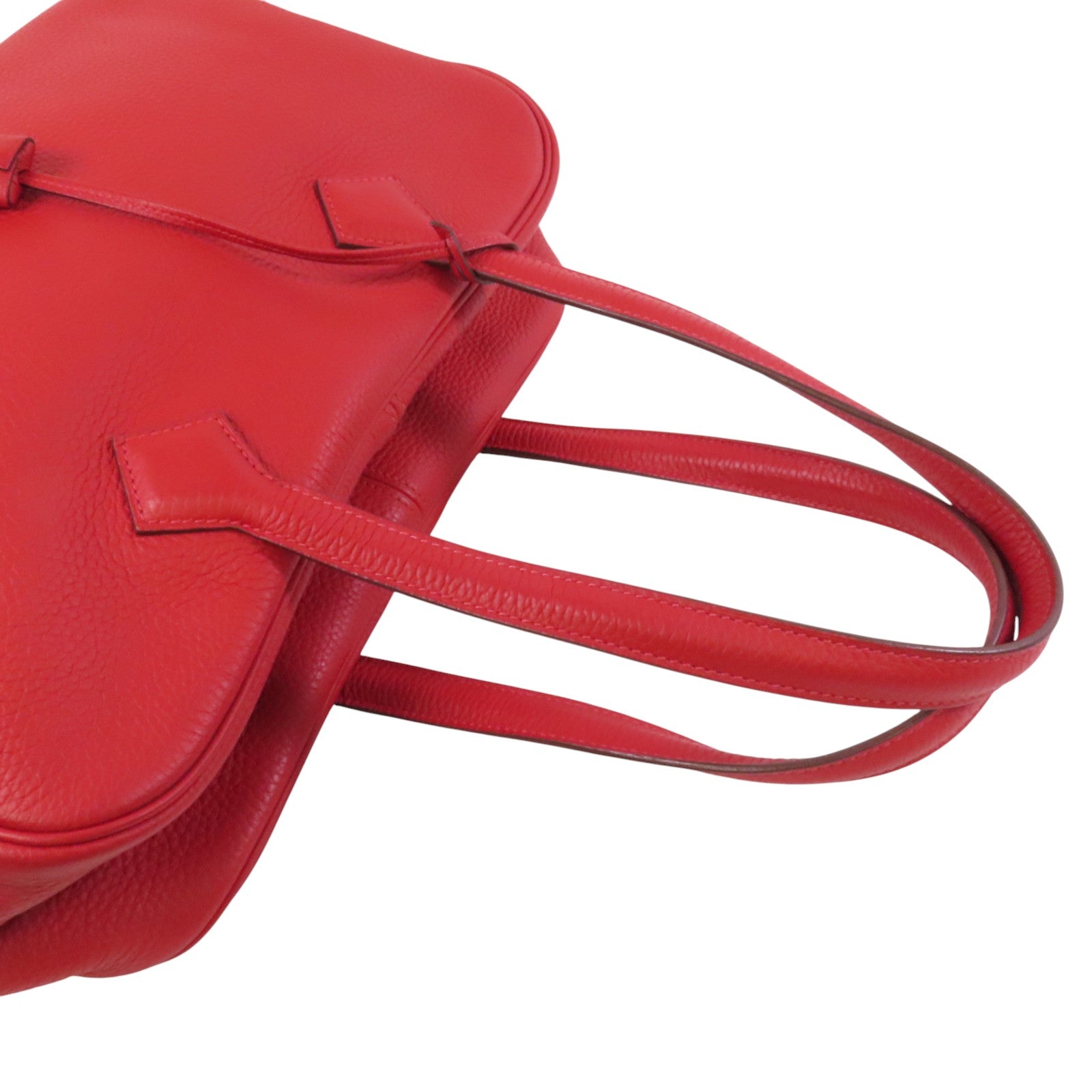 HERMES Clemence皮革Victoria 35銀扣手挽袋