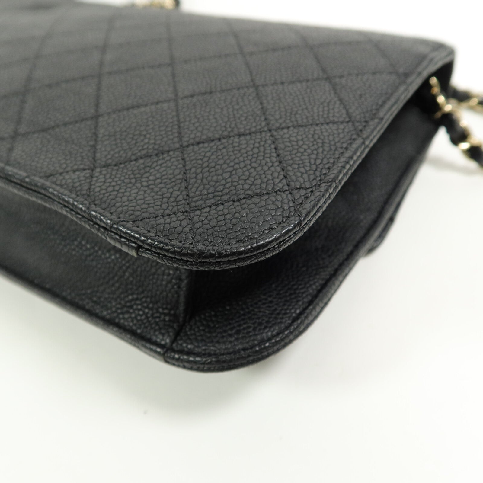 CHANEL 牛皮皮革Chain Shoulder鏈帶肩背袋