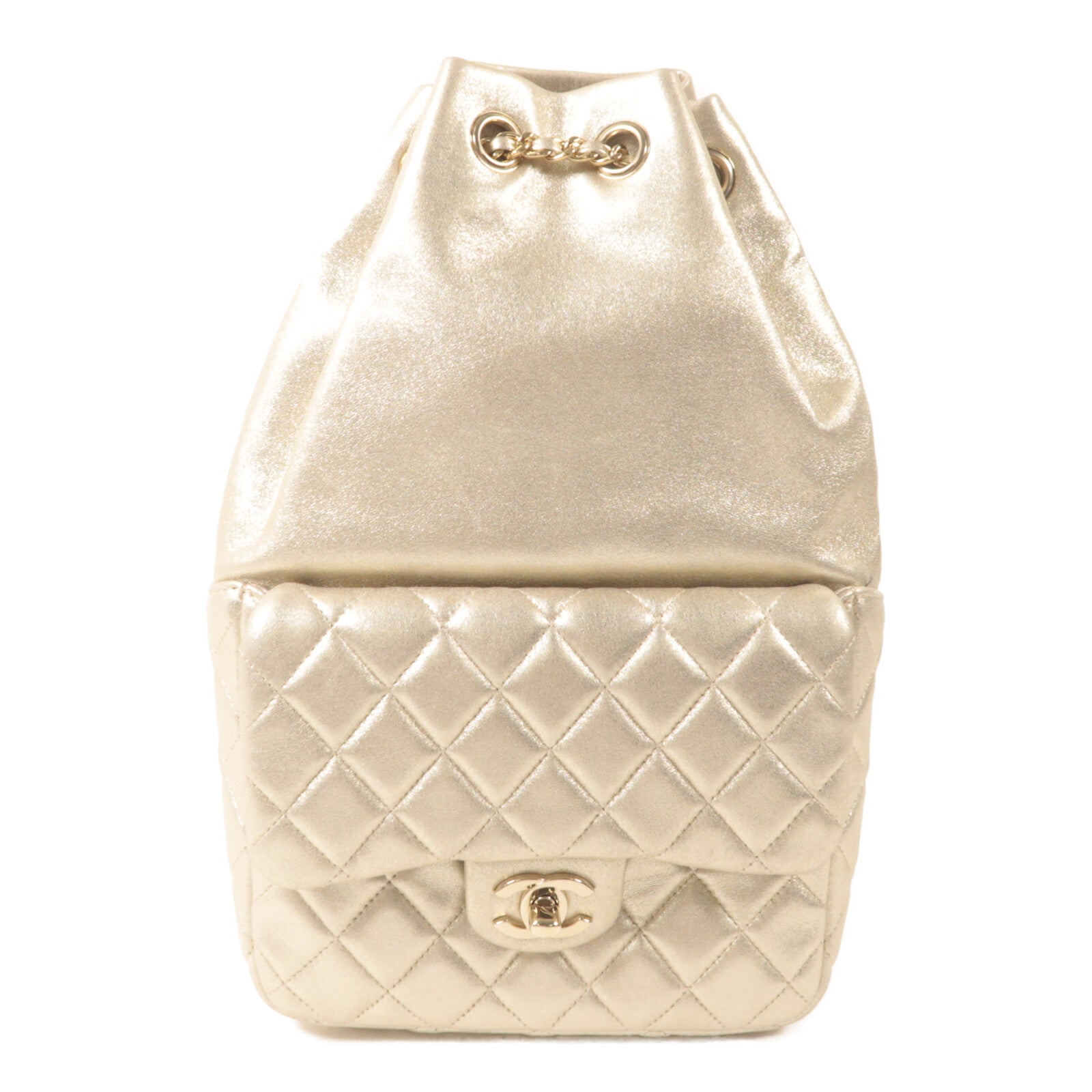 CHANEL 羊皮皮革Backpack背包