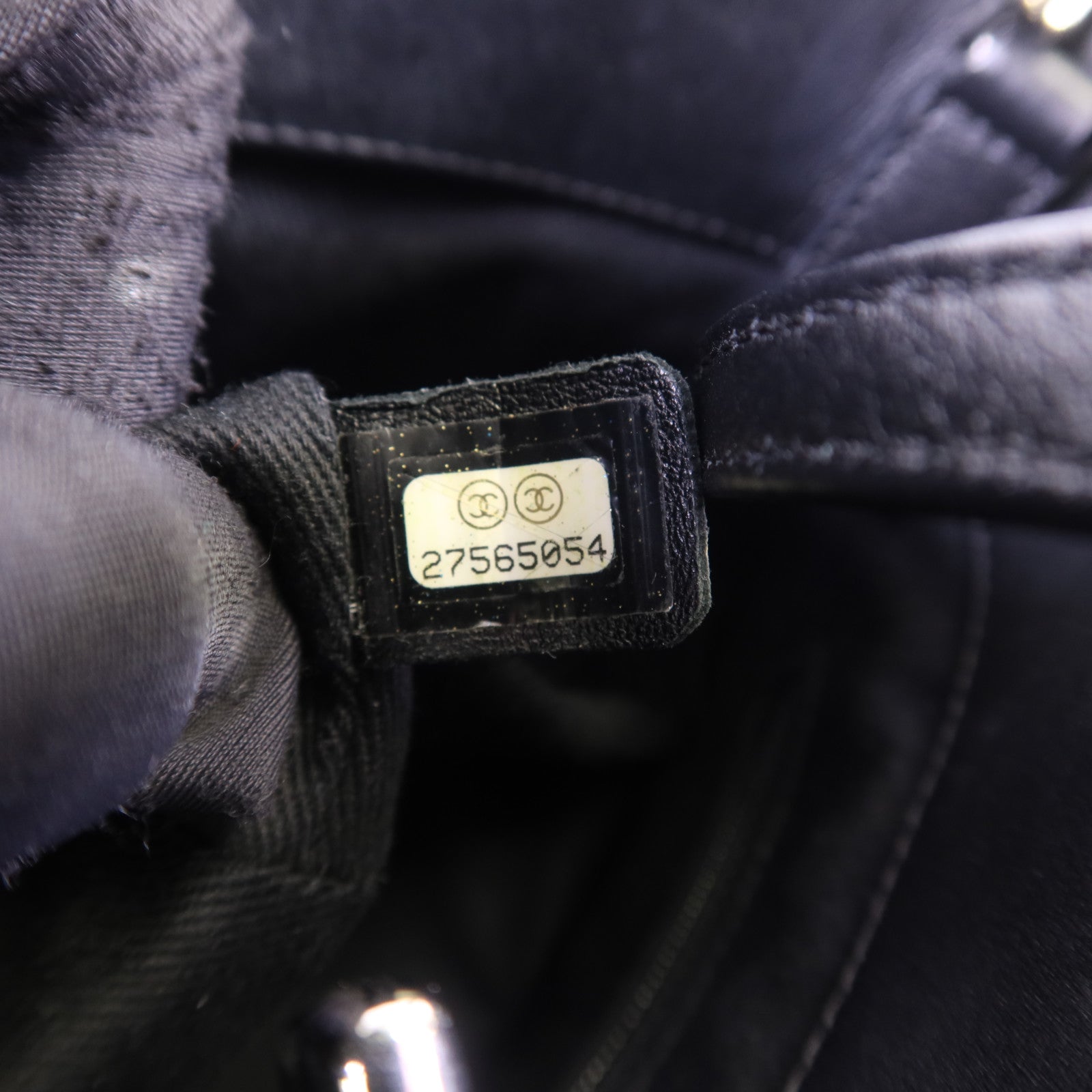 CHANEL 牛皮皮革2 Way Bucket Shoulder銀扣手挽肩背兩用袋