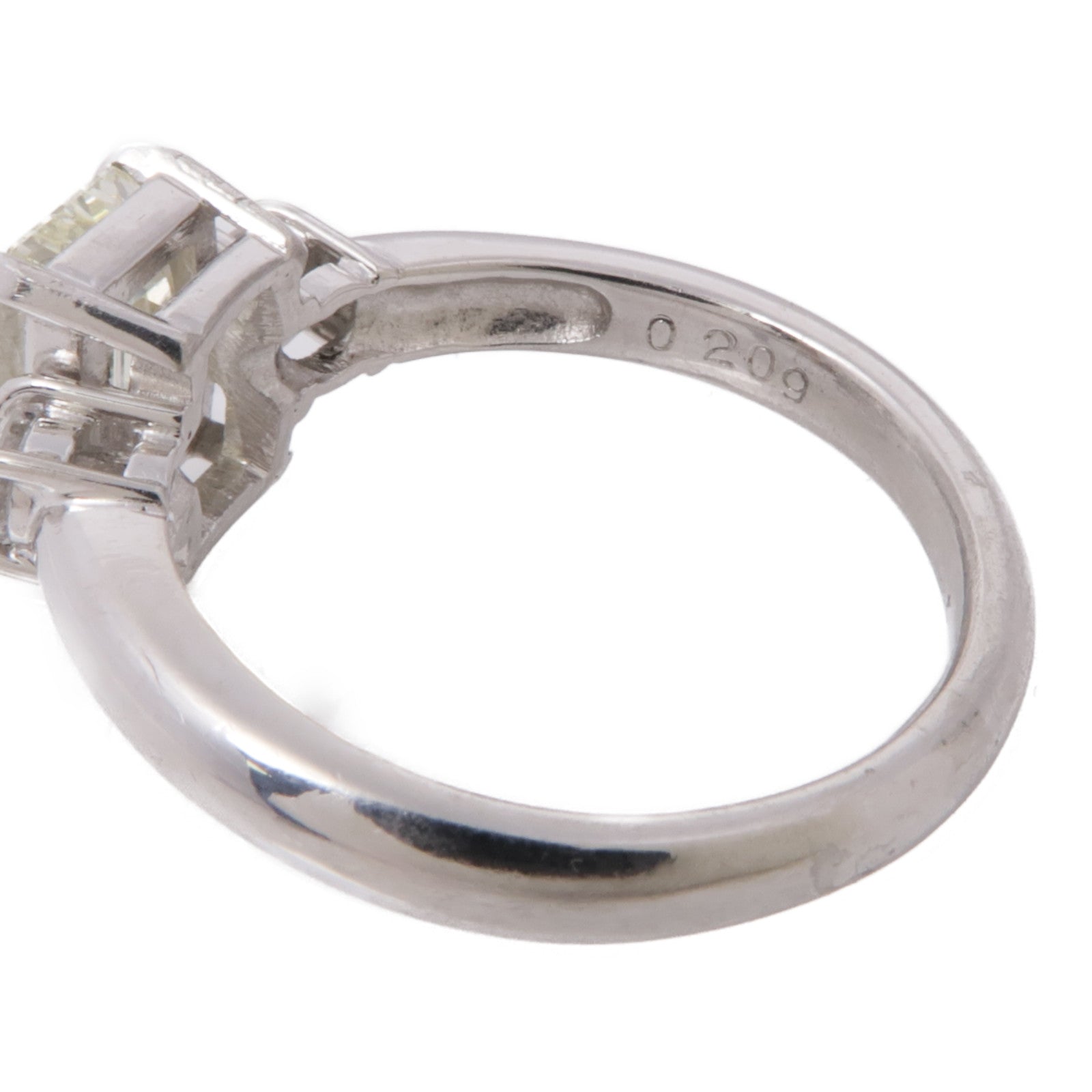 JEWELRY 【激減優惠】PT900鉑金Diamond Ring鑽石戒指US#5.5