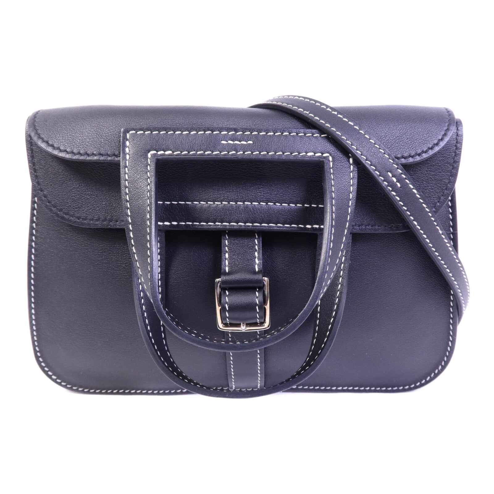 HERMES Mini Halzan手挽肩背兩用袋Noir
