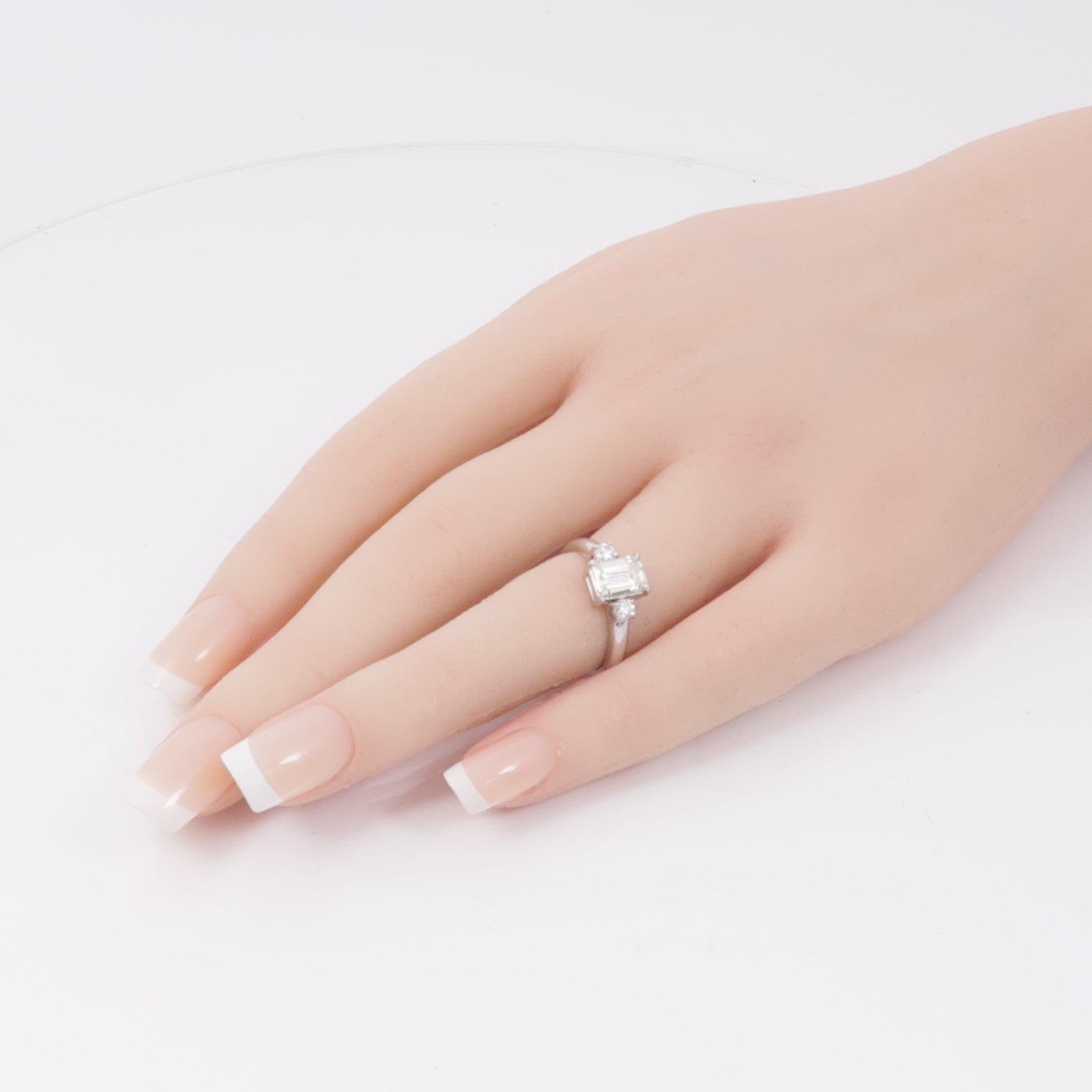 JEWELRY 【激減優惠】PT900鉑金Diamond Ring鑽石戒指US#5.5