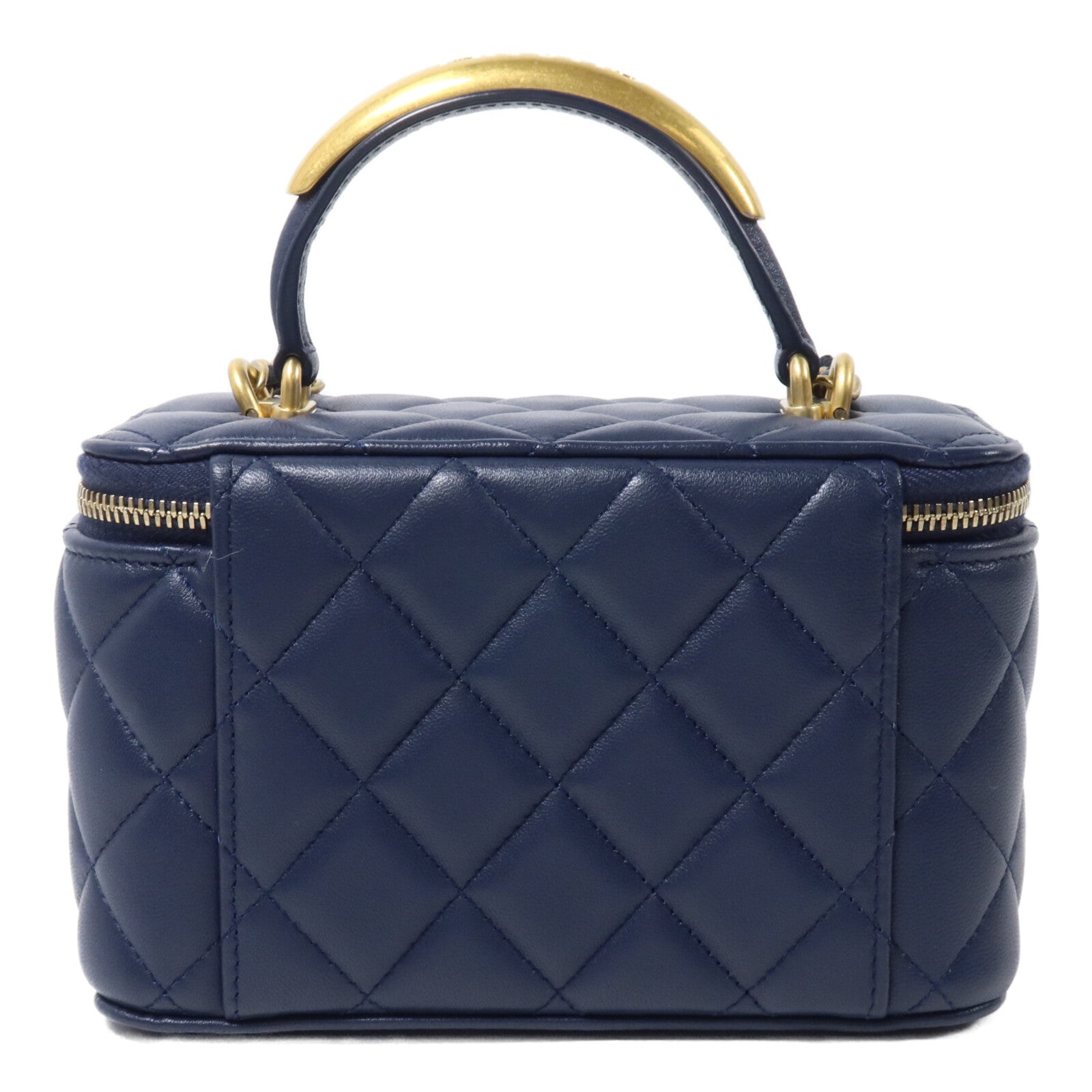 CHANEL 羊皮皮革Vanity Case手挽肩背兩用袋