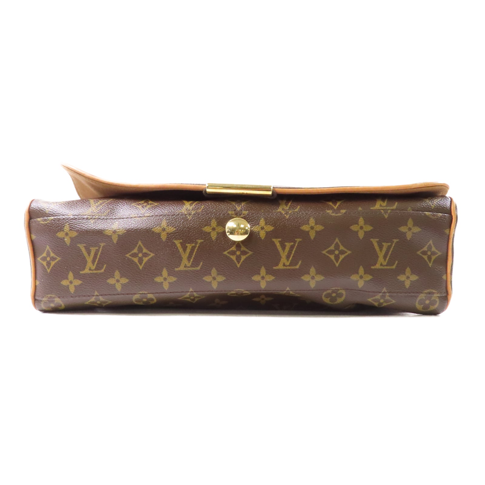 LOUIS VUITTON 【激減優惠】Monogram Shoulder Bag金扣肩背袋啡色