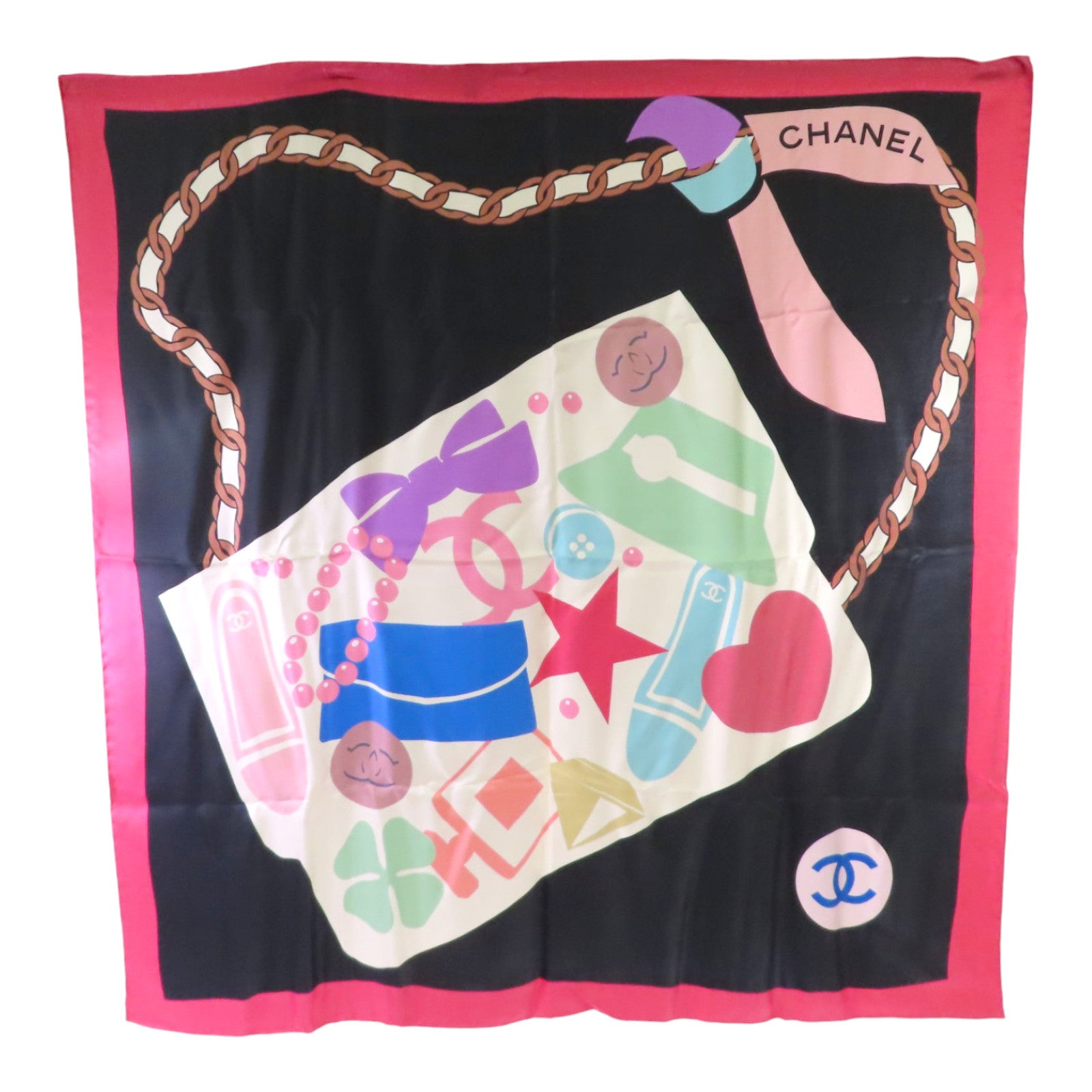 CHANEL 絲質Scarf絲巾