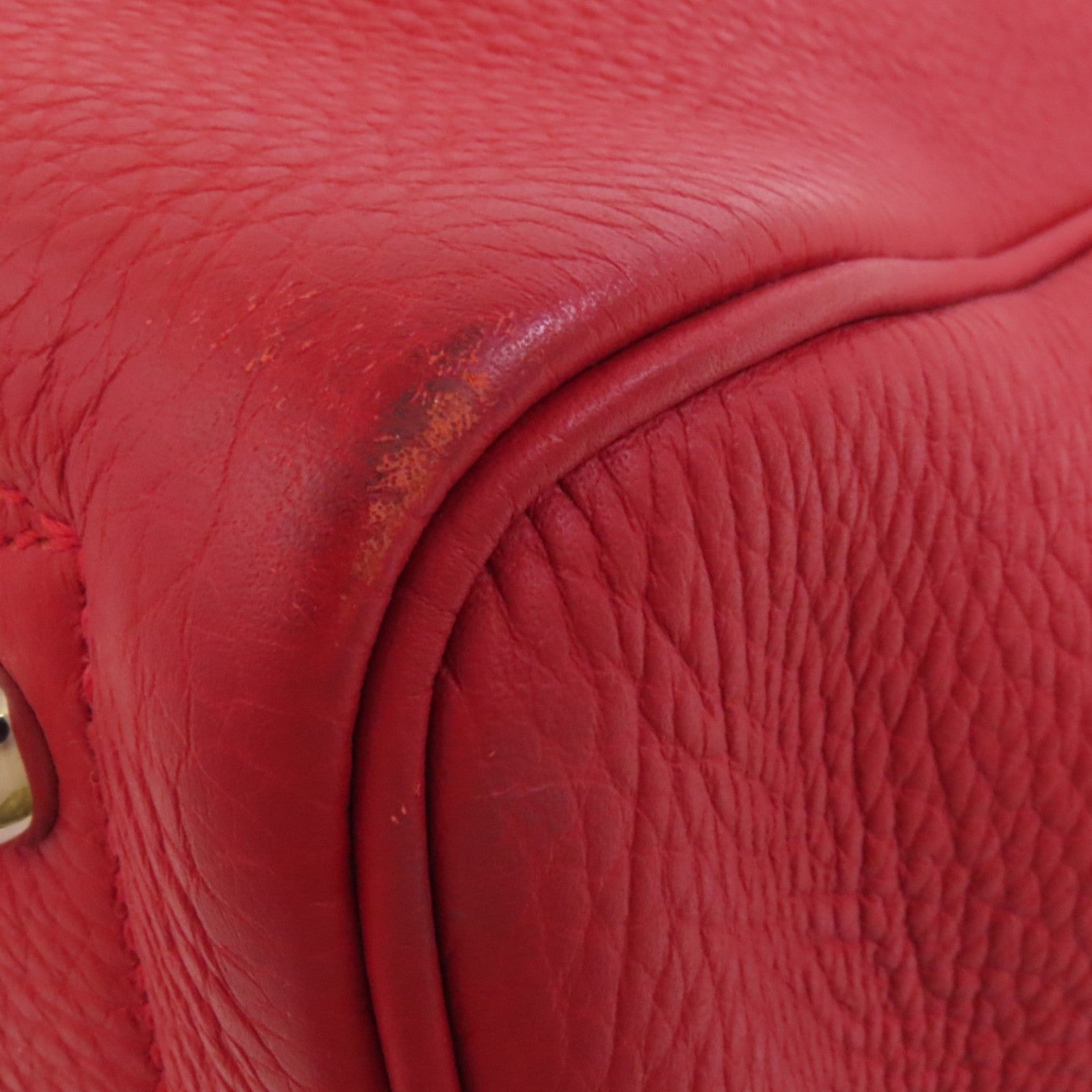 HERMES Clemence皮革Victoria 35銀扣手挽袋