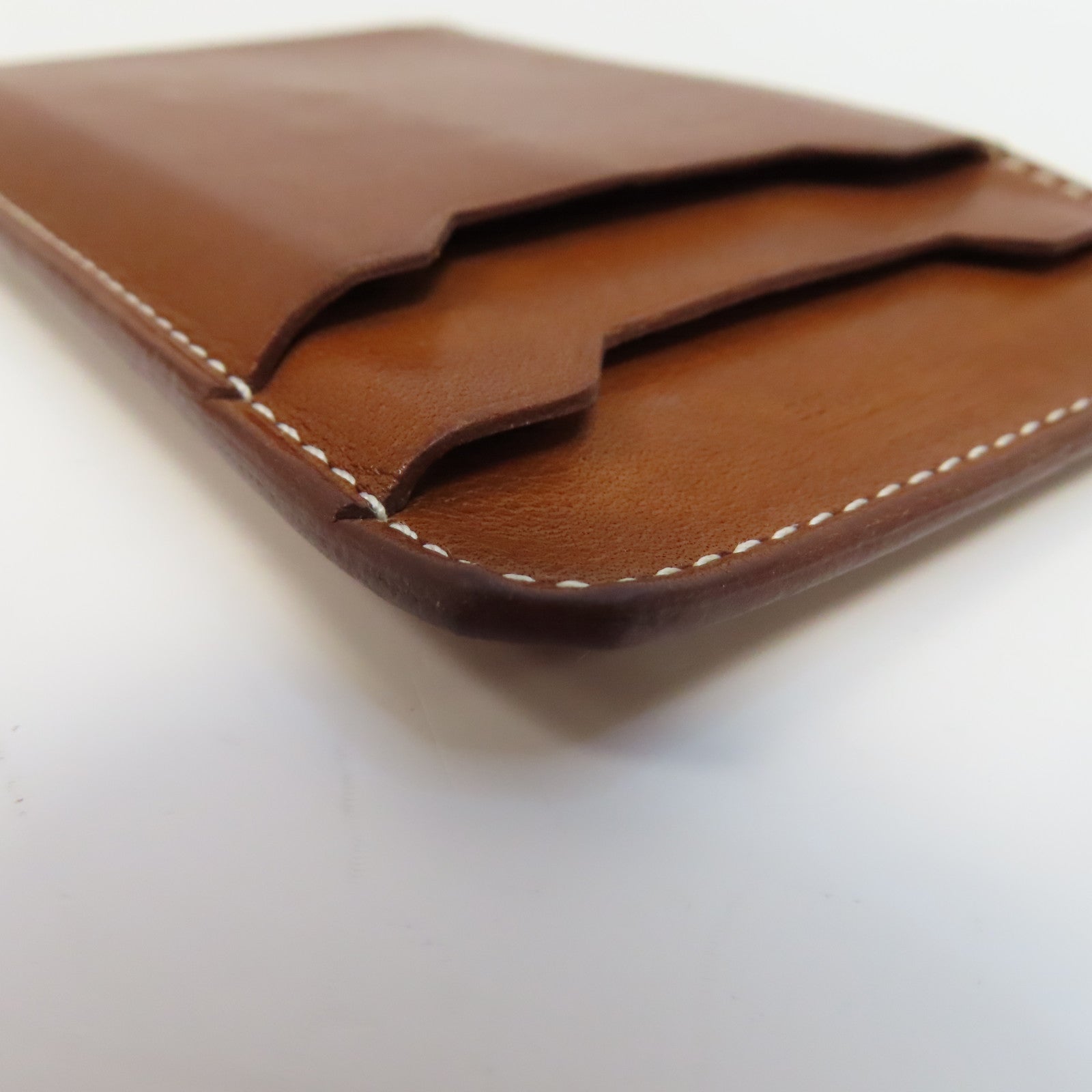 HERMES 牛皮皮革Card Case卡片套啡色