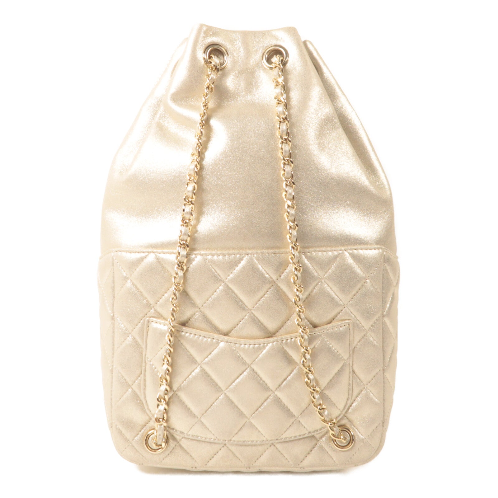 CHANEL 羊皮皮革Backpack背包