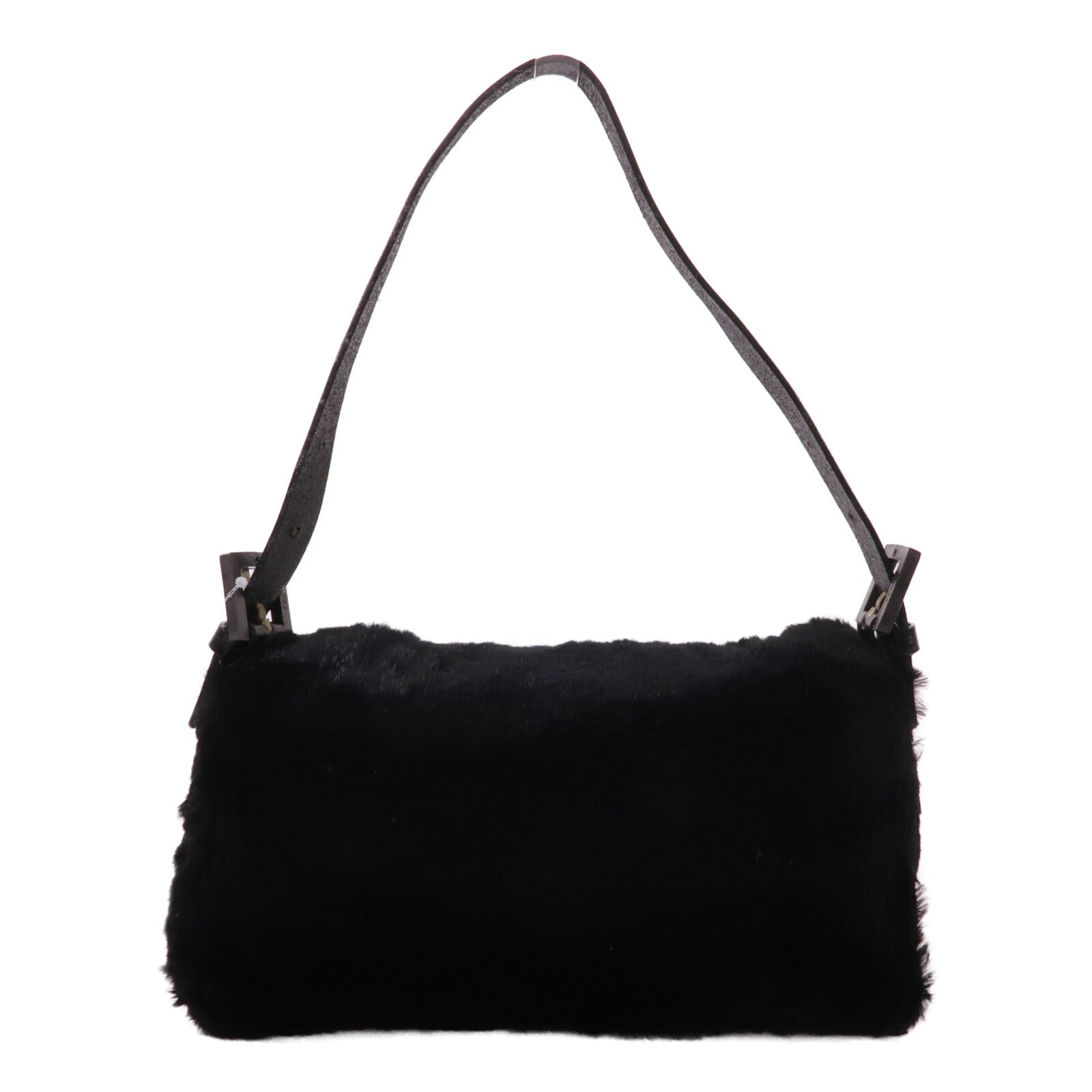 FENDI 兔毛Baguette Bag肩背袋
