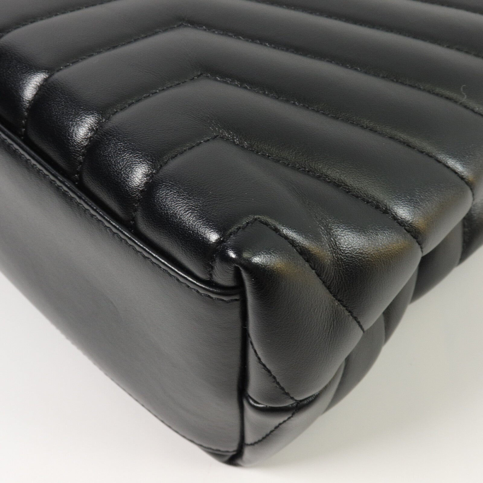 SAINT LAURENT 牛皮皮革LouLou Medium鏈帶肩背袋