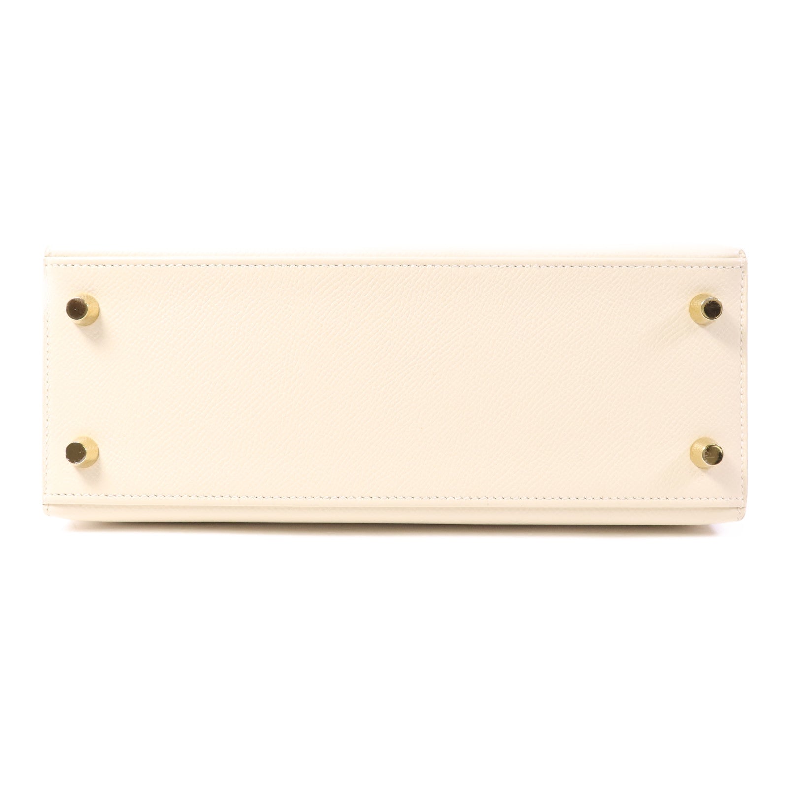 HERMES Epsom皮革Kelly 25手挽肩背兩用袋Craie