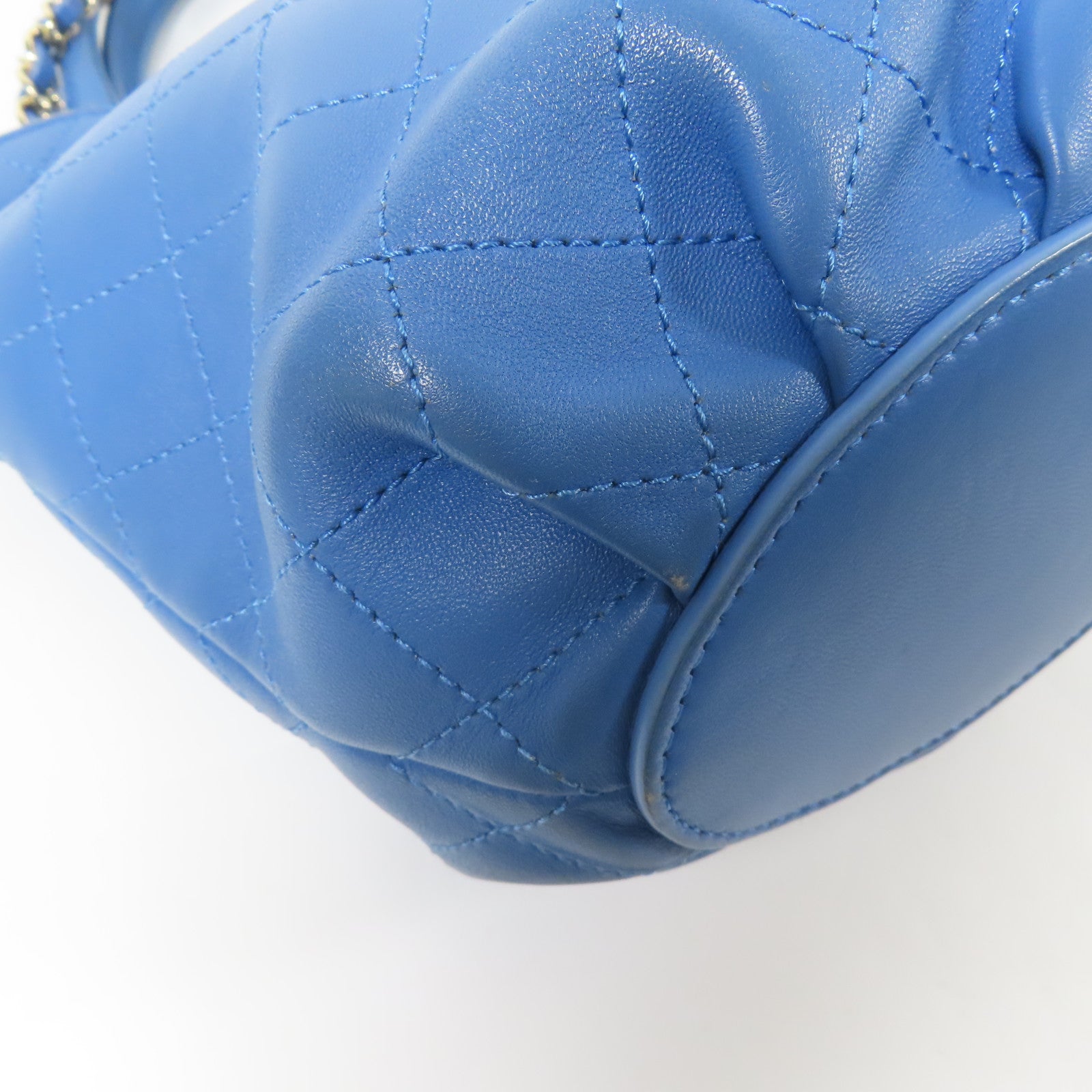 CHANEL 牛皮皮革2way Shoulder Bag金扣手挽肩背兩用袋