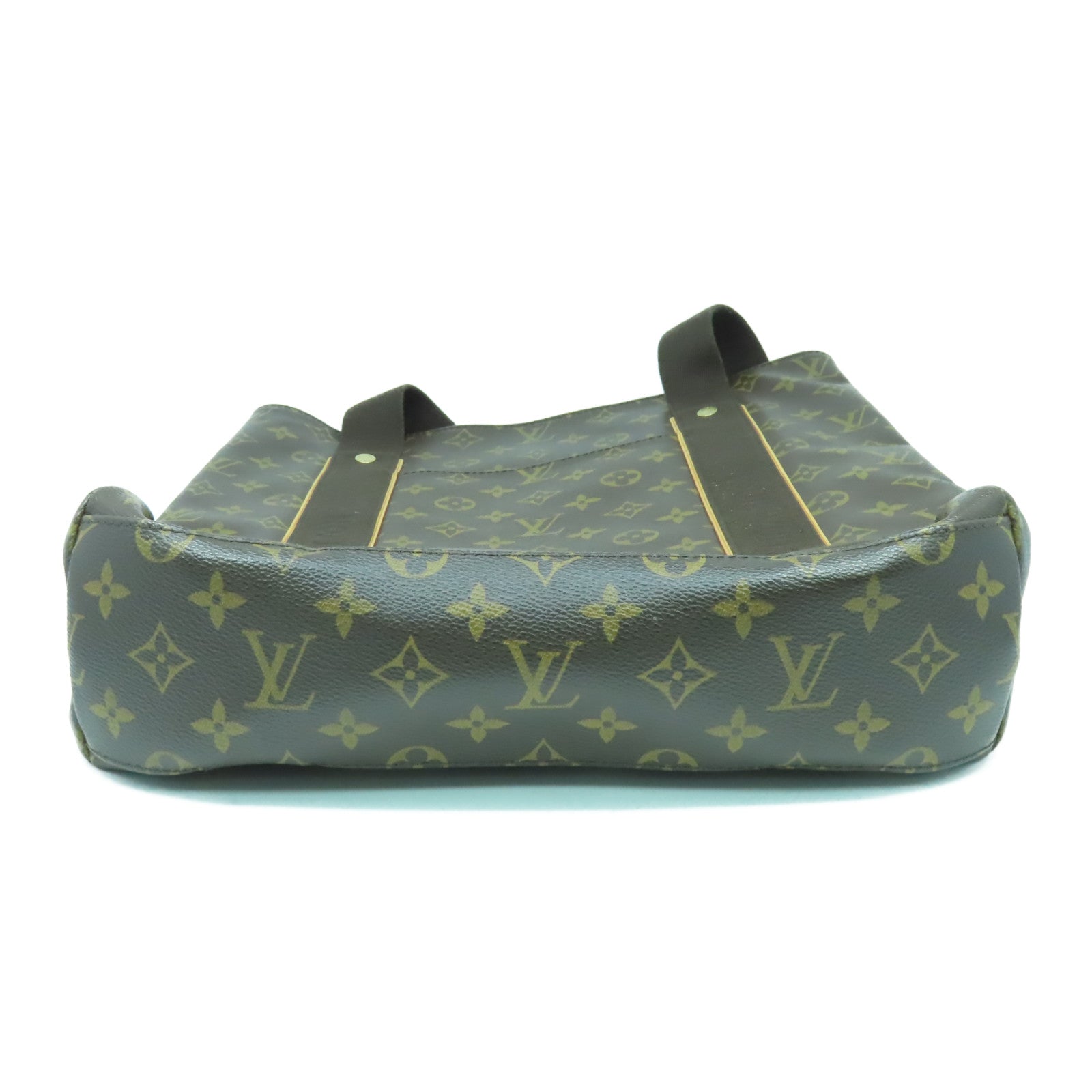 LOUIS VUITTON 【激減優惠】Monogram Cabas Beaubourg金扣肩背袋啡色