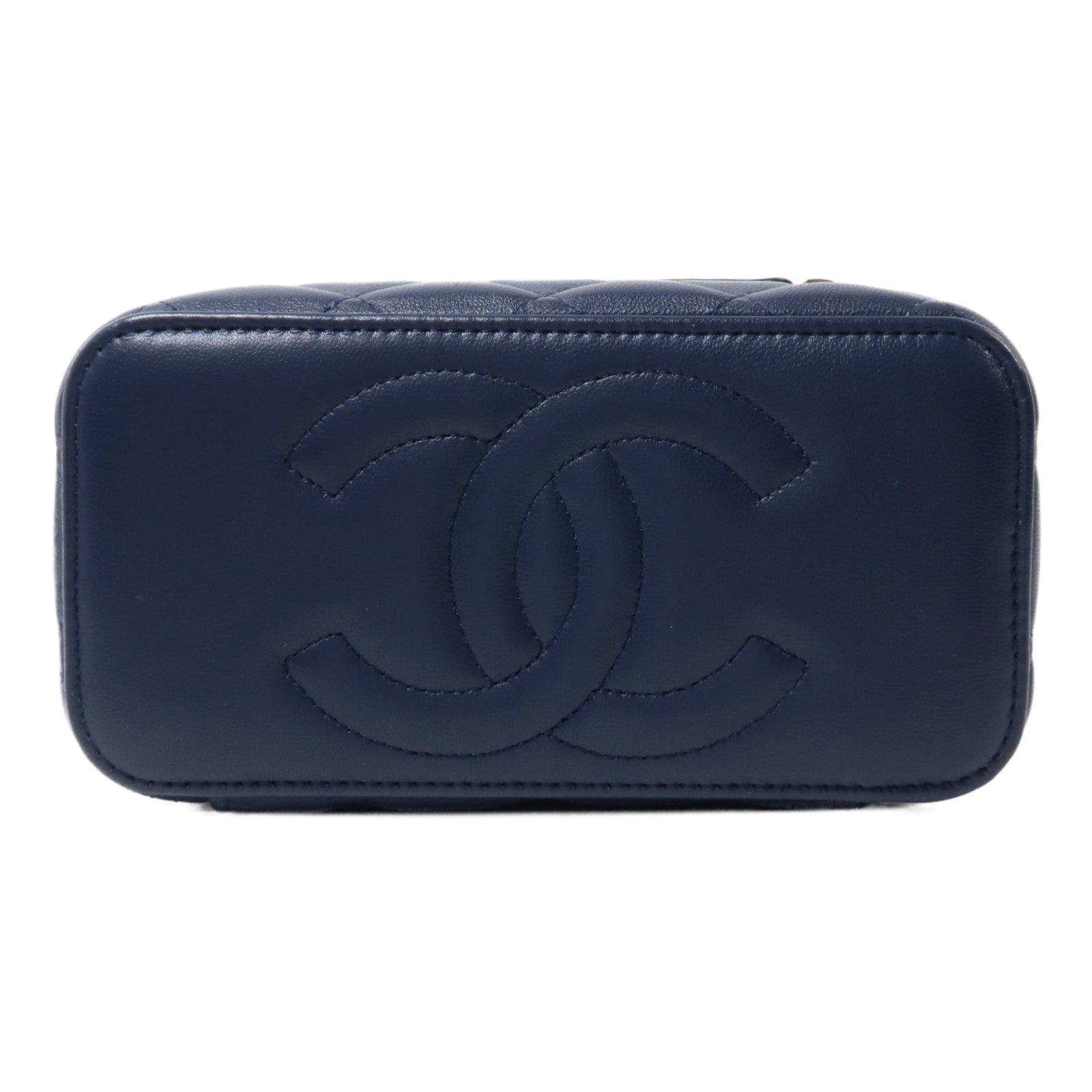 CHANEL 羊皮皮革Vanity Case手挽肩背兩用袋