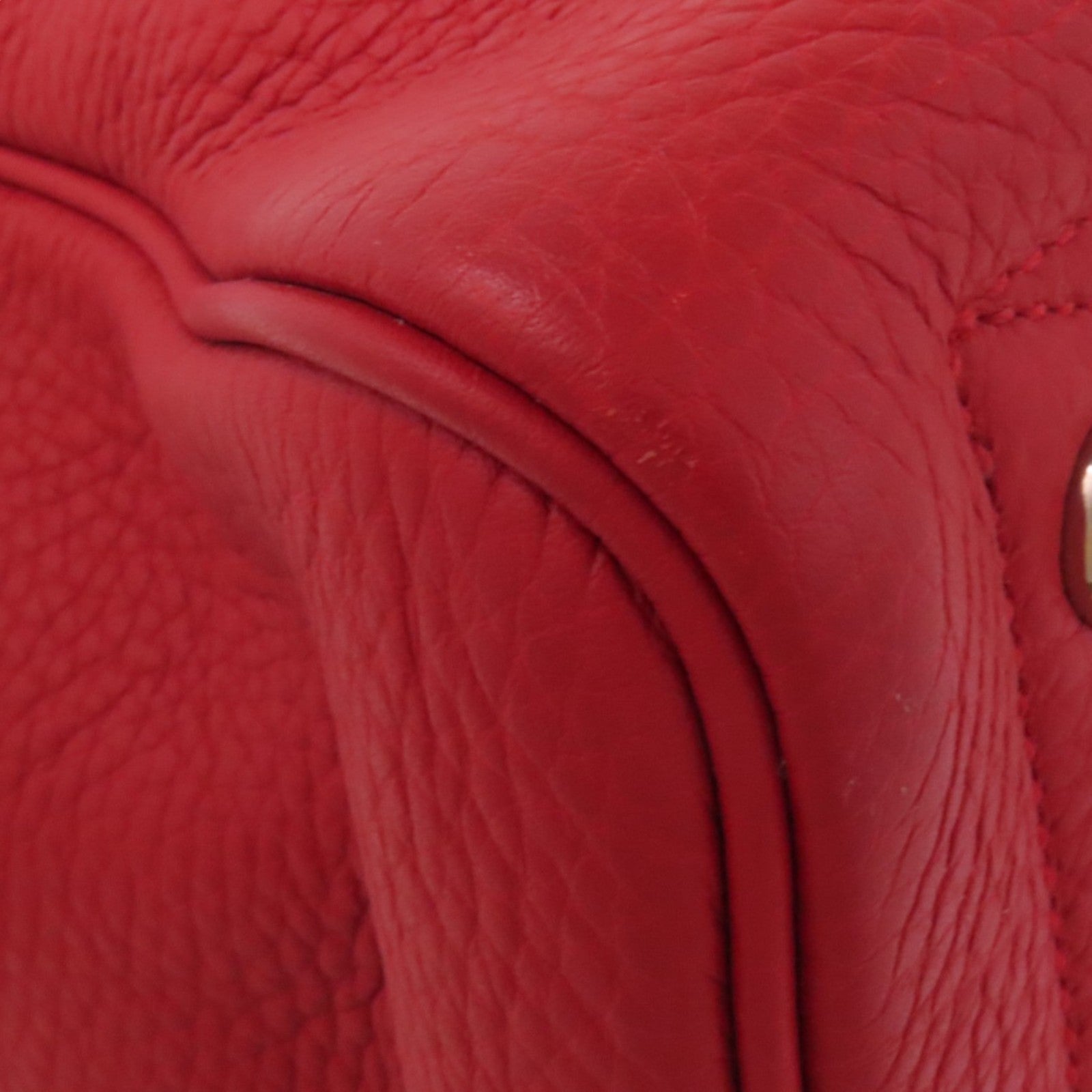 HERMES Clemence皮革Victoria 35銀扣手挽袋