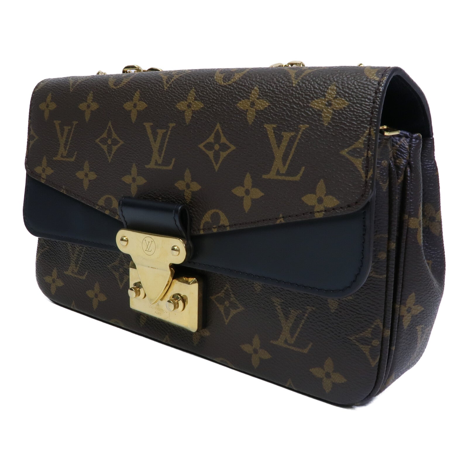 LOUIS VUITTON Monogram Marceau鏈帶肩背袋