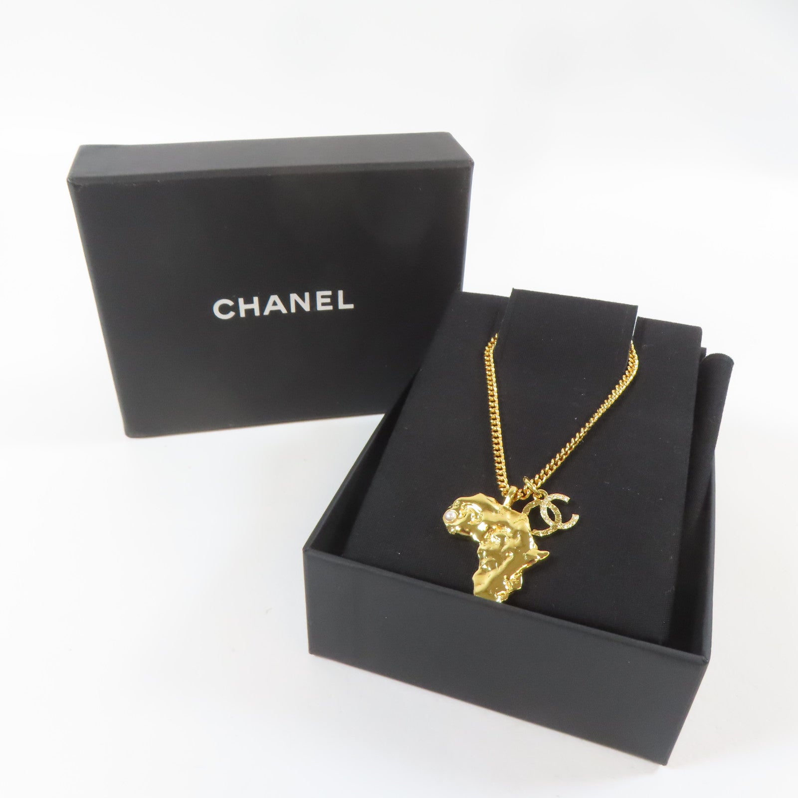 CHANEL 金屬Necklace項鍊金色